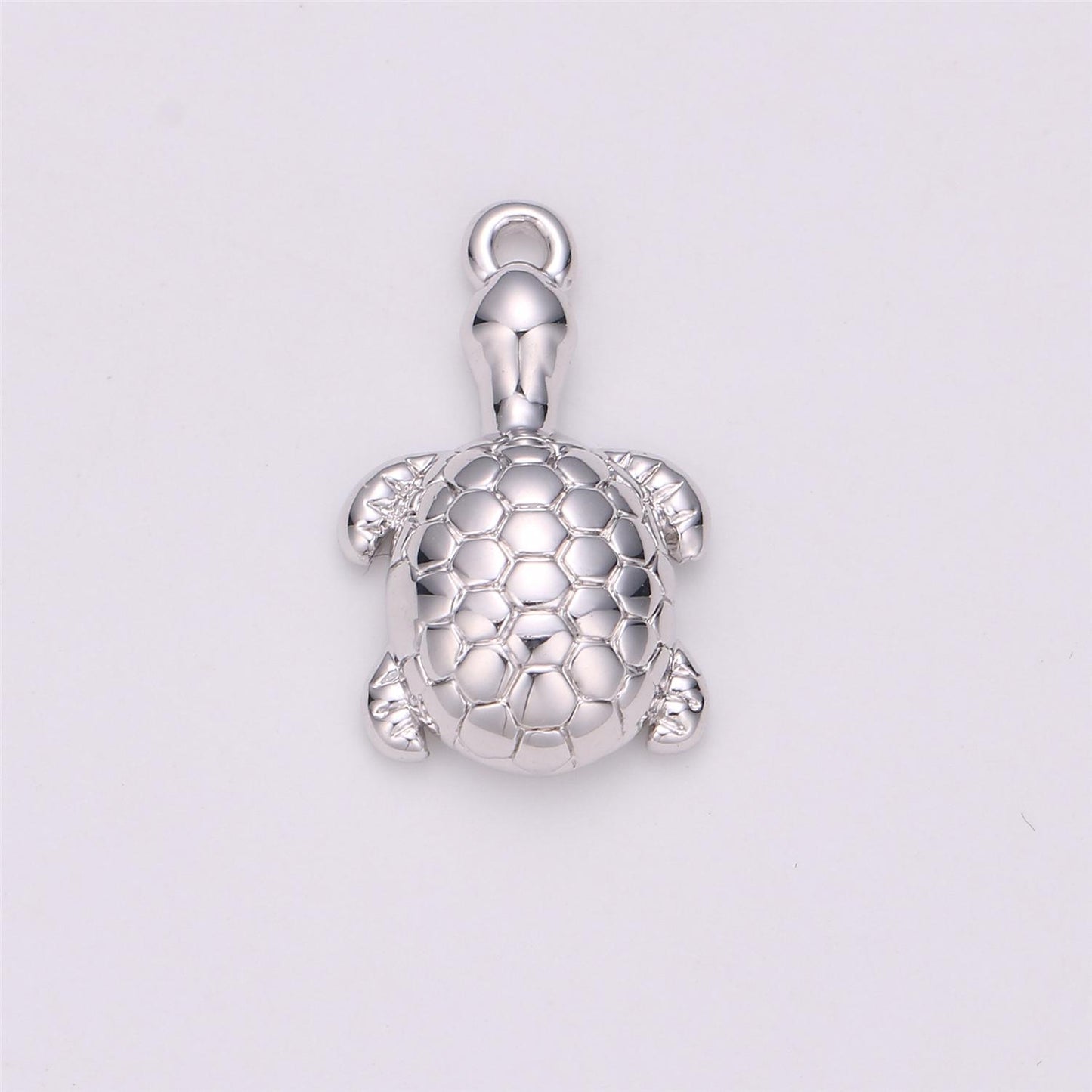 Tiny Little Gold Small Sea Turtle Charm Silver Mini Treasures Beach Cruise Mermaid Jewelry Supplies C531
