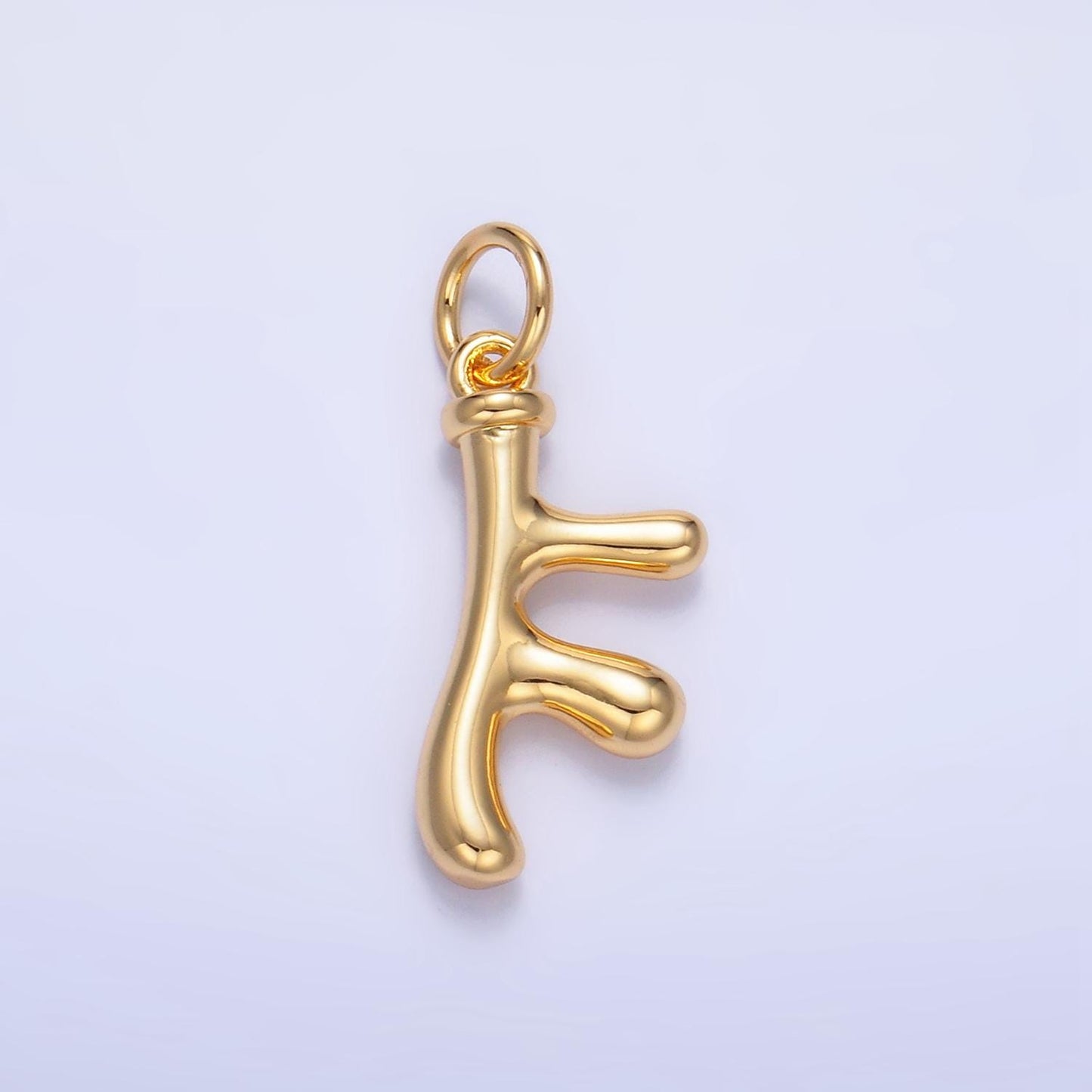 Minimalist 24K Gold Filled Coral Ocean Under the Sea Plant Charm | W-116