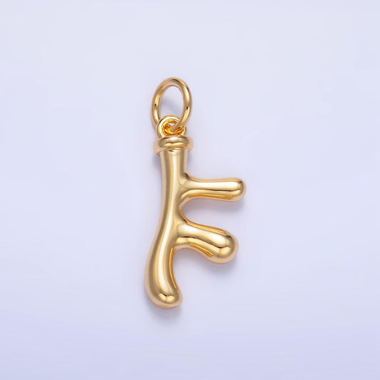 Minimalist 24K Gold Filled Coral Ocean Under the Sea Plant Charm | W-116
