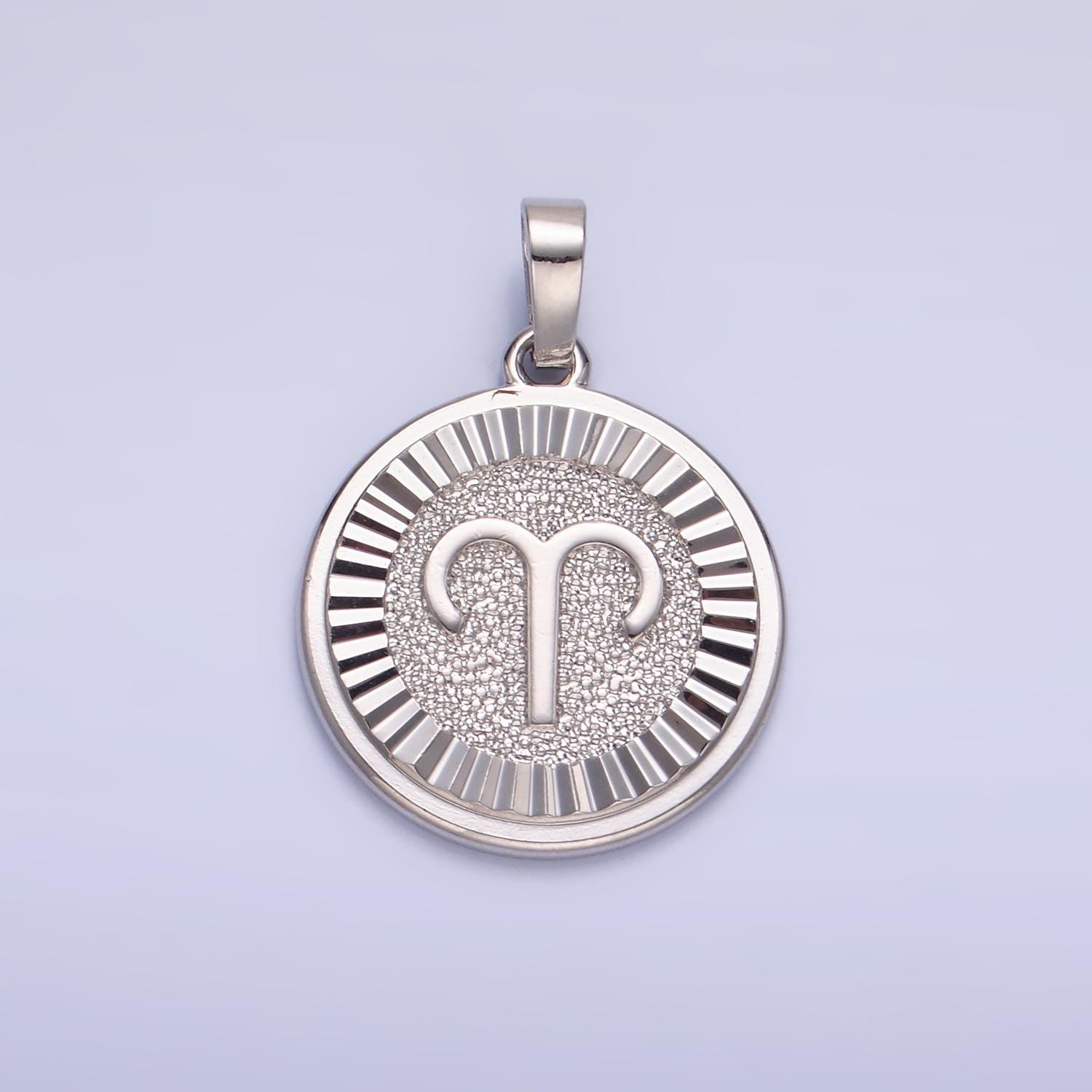 Silver Constellation Charms, Zodiac Star Symbol, Horoscope Charm, Gold Astrological Pendant Medallion Minimalist Jewelry A1301-A1306