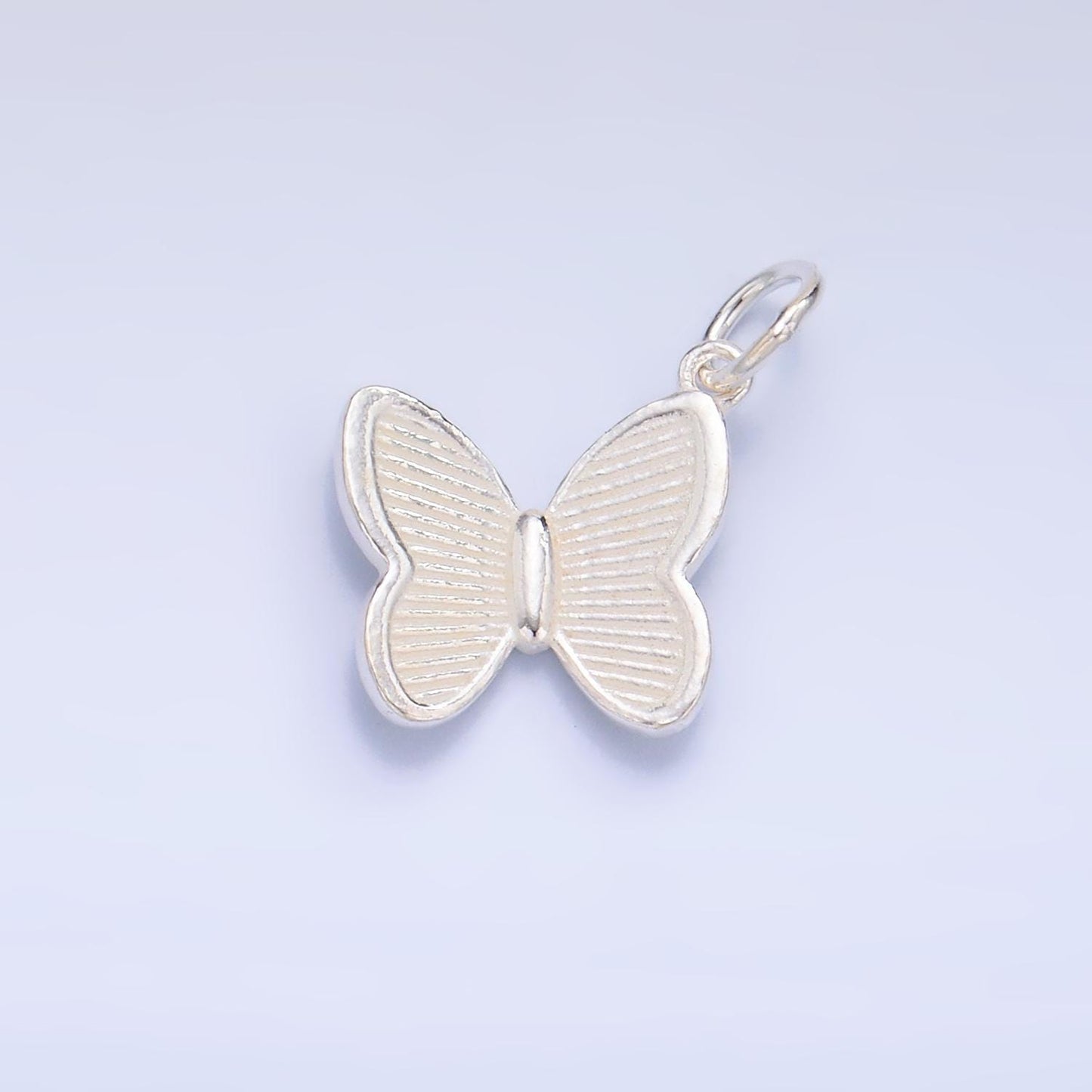 Mini Sterling Silver Charm Insect Butterfly Mariposa Pendant Silver Butterfly Wings Charm | SL-529