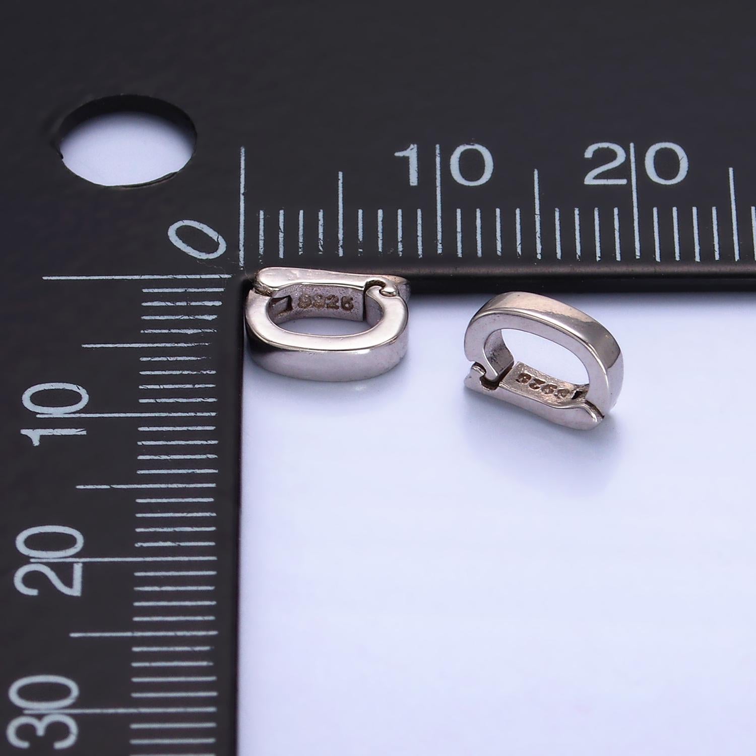 Charm Pendant bail with Pull Clasp Necklace Connector Findings Sterling Silver Finding SL-542
