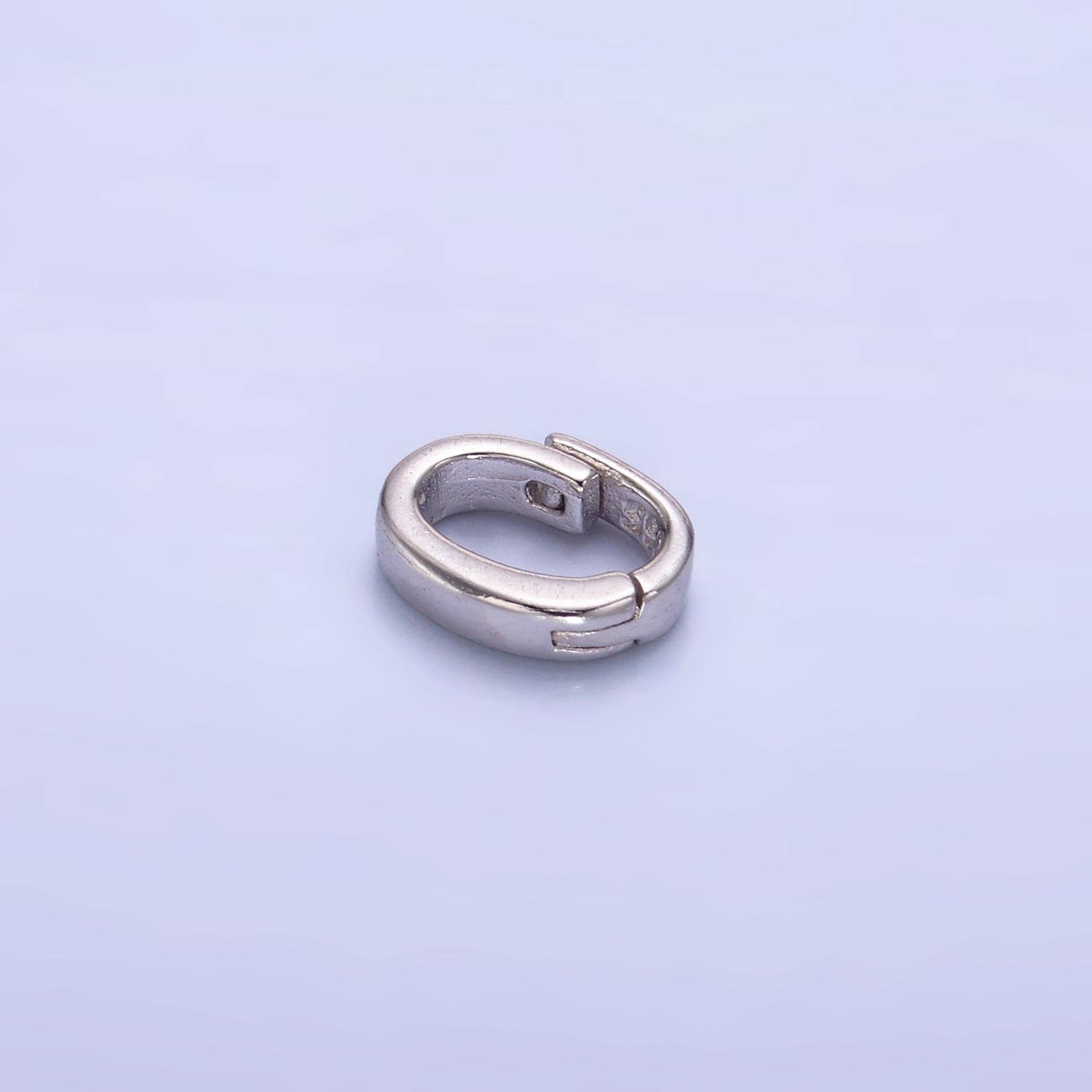 Mini Charm Pendant bail with Pull Clasp Necklace Connector Findings Sterling Silver Finding SL-545