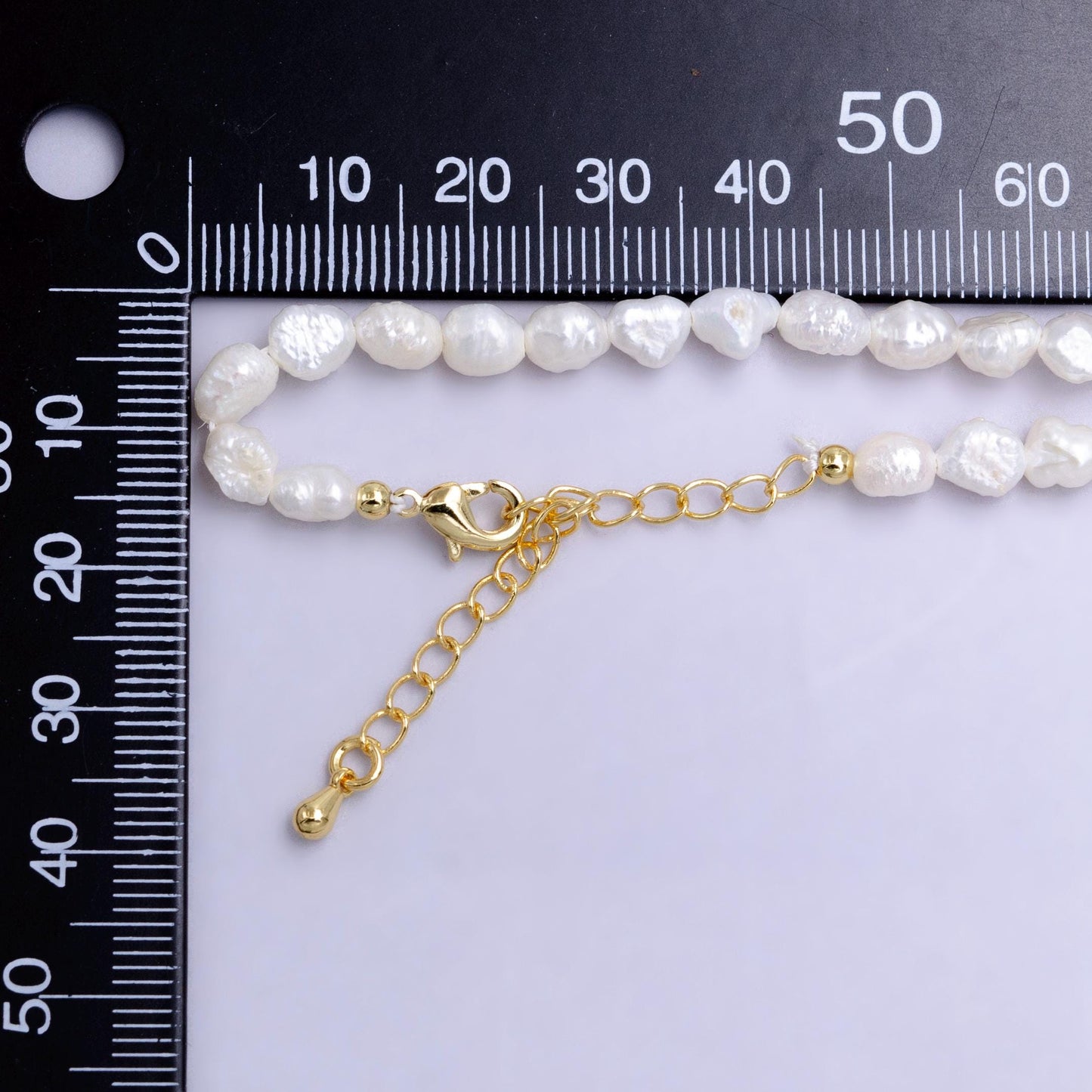 Dainty Freshwater Seed Necklace, Layering Necklace, Pearl Necklace, Beaded Necklace, Minimalist Bridesmaid Wedding Jewelry gift WA-2684