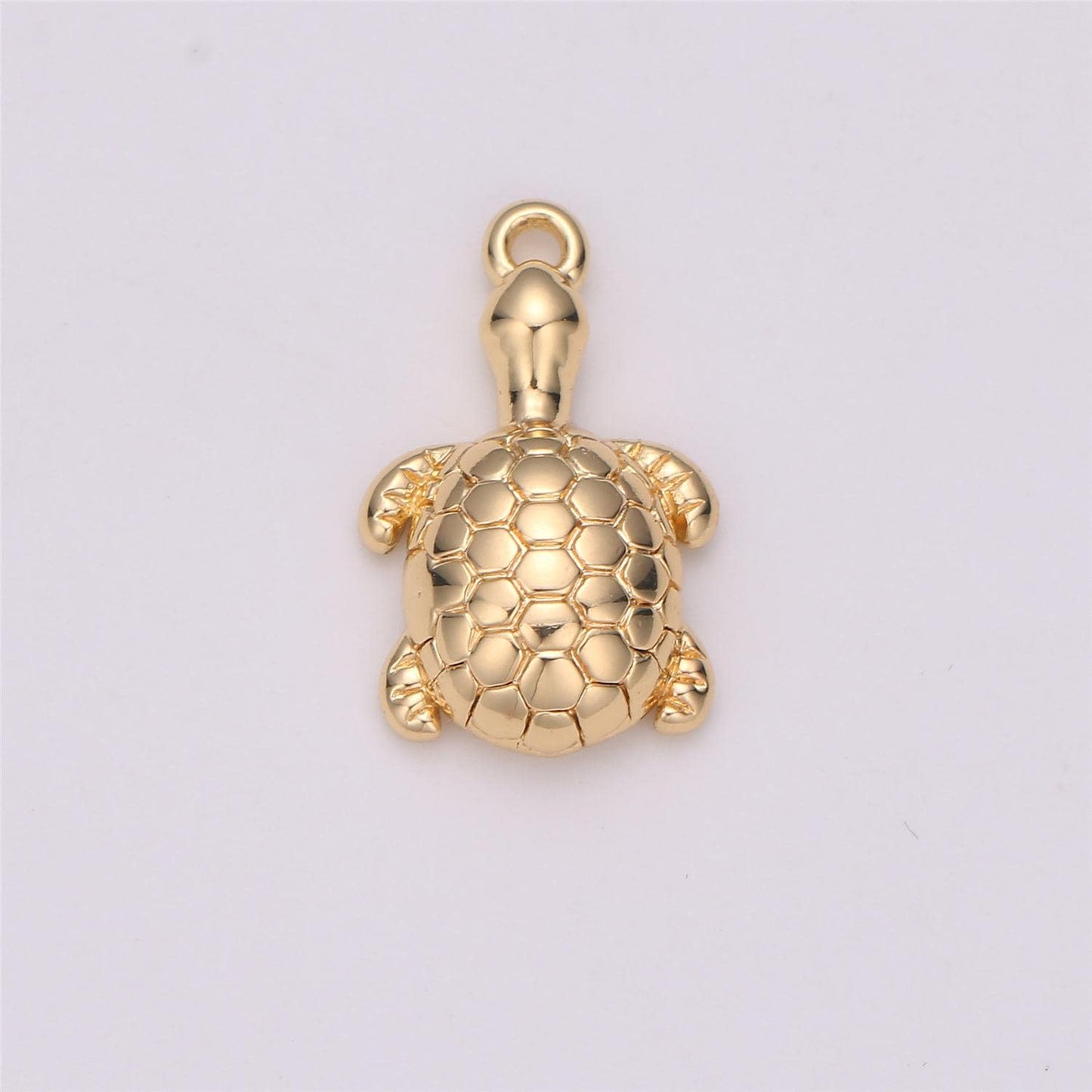 Tiny Little Gold Small Sea Turtle Charm Silver Mini Treasures Beach Cruise Mermaid Jewelry Supplies C531