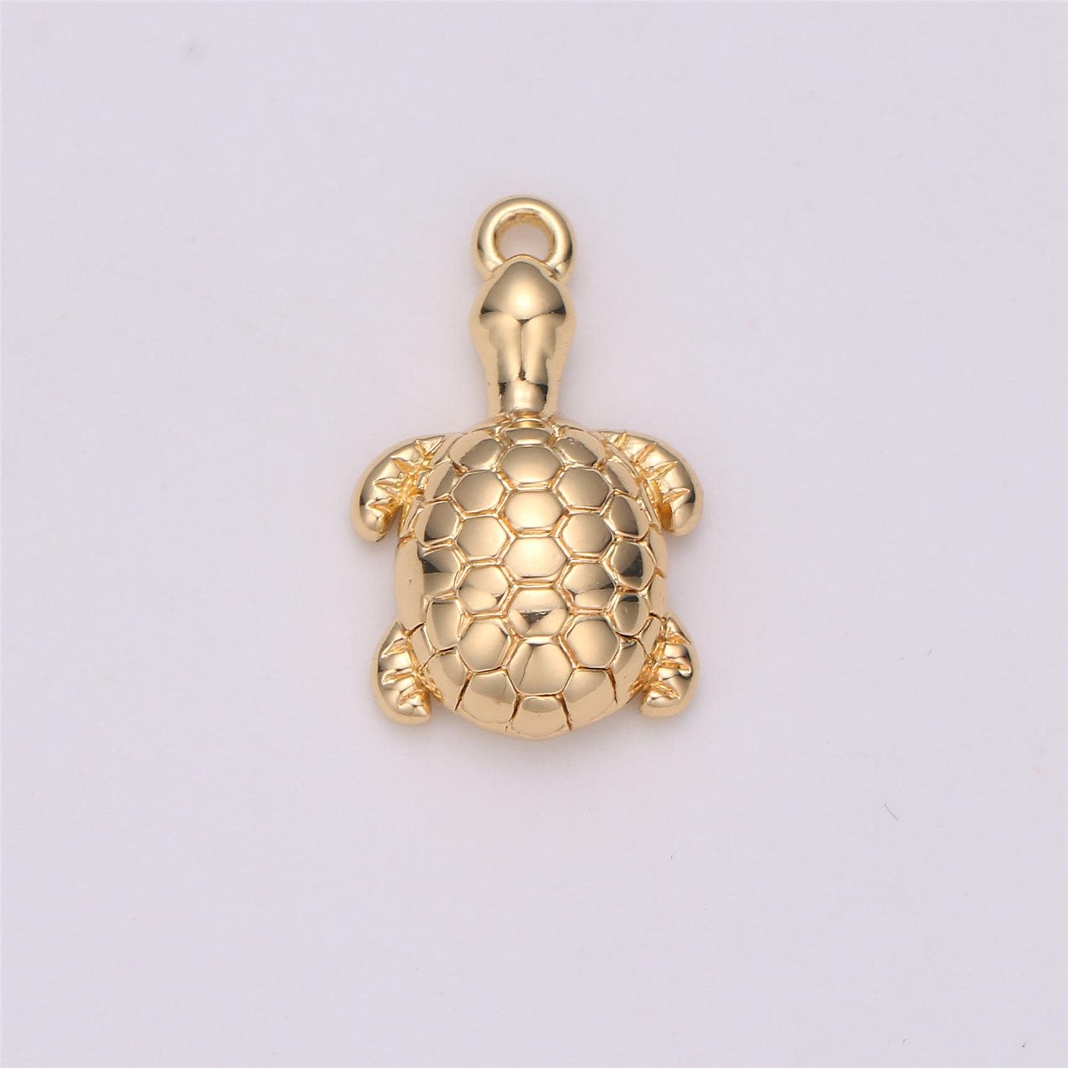 Tiny Little Gold Small Sea Turtle Charm Silver Mini Treasures Beach Cruise Mermaid Jewelry Supplies C531