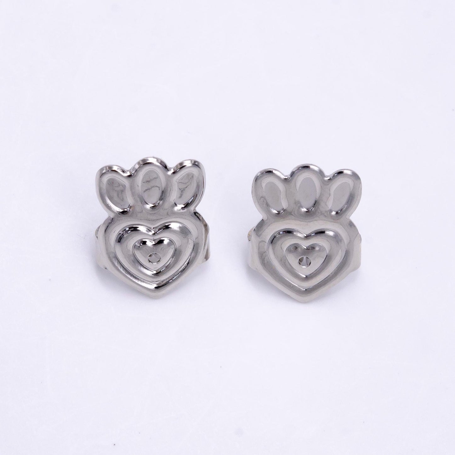 2 Pieces Gold / Silver Silicone Earring Backs for Heavy Earrings Lifting Earrings Backs Support Hypoallergenic Comfy Earring Back z910