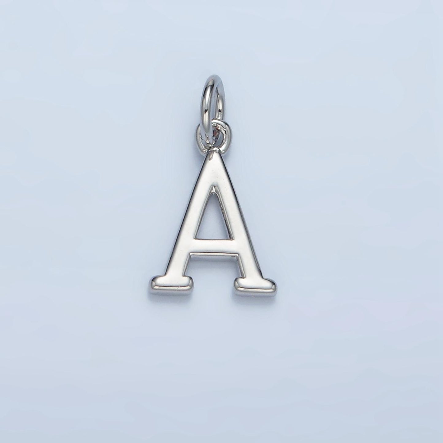 Dainty Silver Greek Alphabet Personalized Charm for sorority Club Bracelet Necklace Component | A1283
