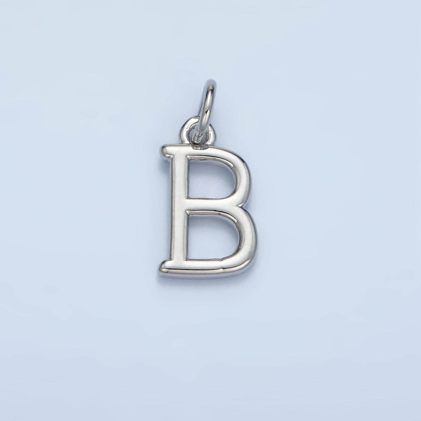 Dainty Silver Greek Alphabet Personalized Charm for sorority Club Bracelet Necklace Component | A1283