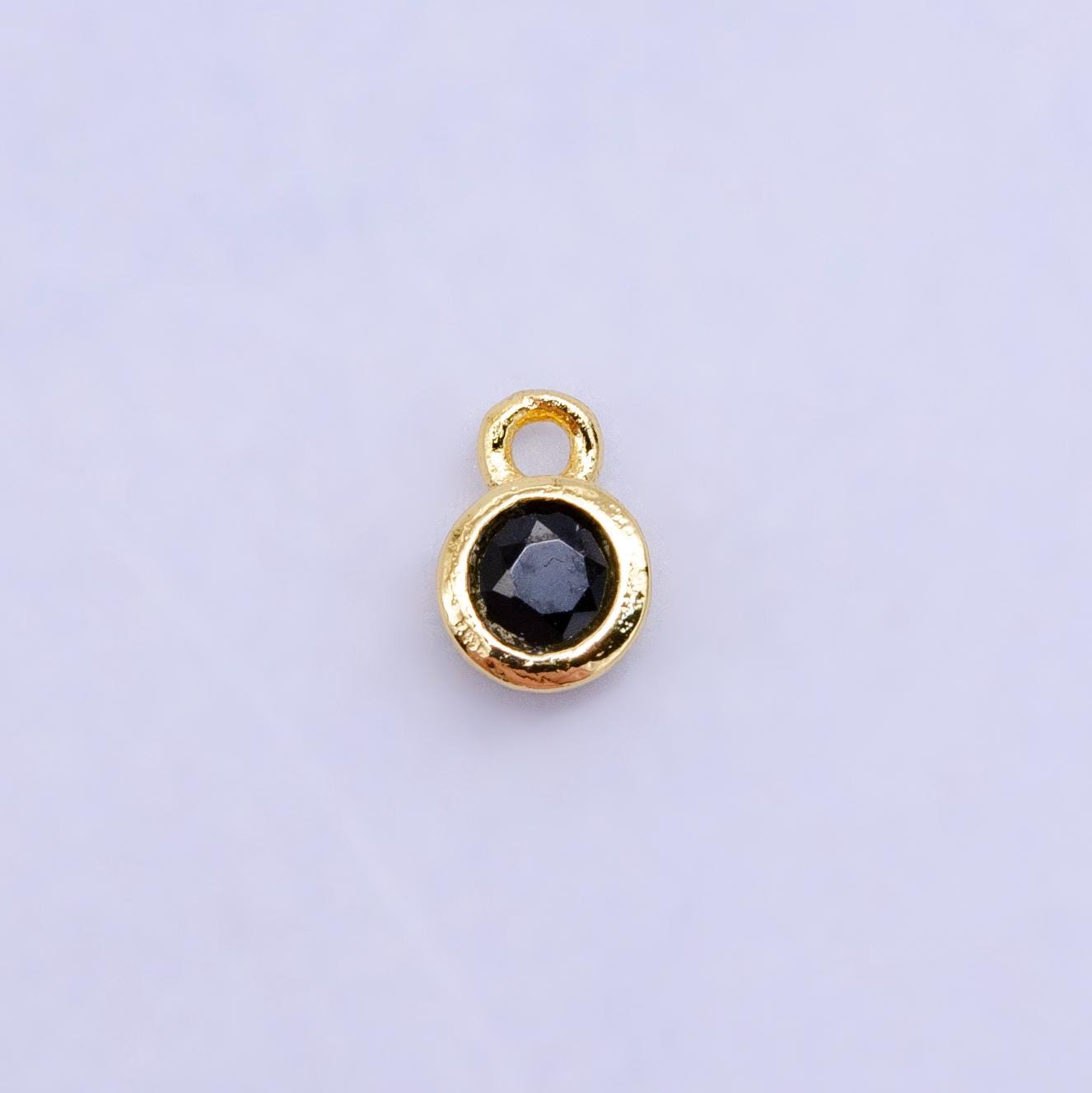 Mini Green Red Pink Yellow Clear Tiny heart Charm 14k gold Filled cz Heart zirconia for Bracelet Necklace Earring Component W141