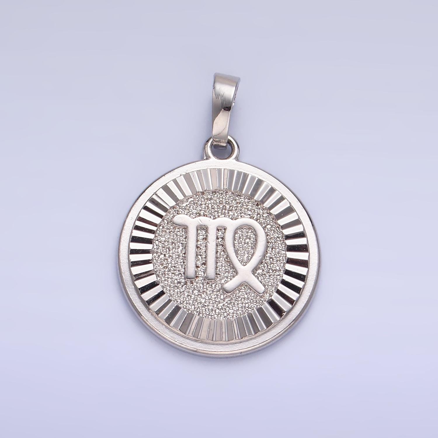 Silver Constellation Charms, Zodiac Star Symbol, Horoscope Charm, Gold Astrological Pendant Medallion Minimalist Jewelry A1301-A1306