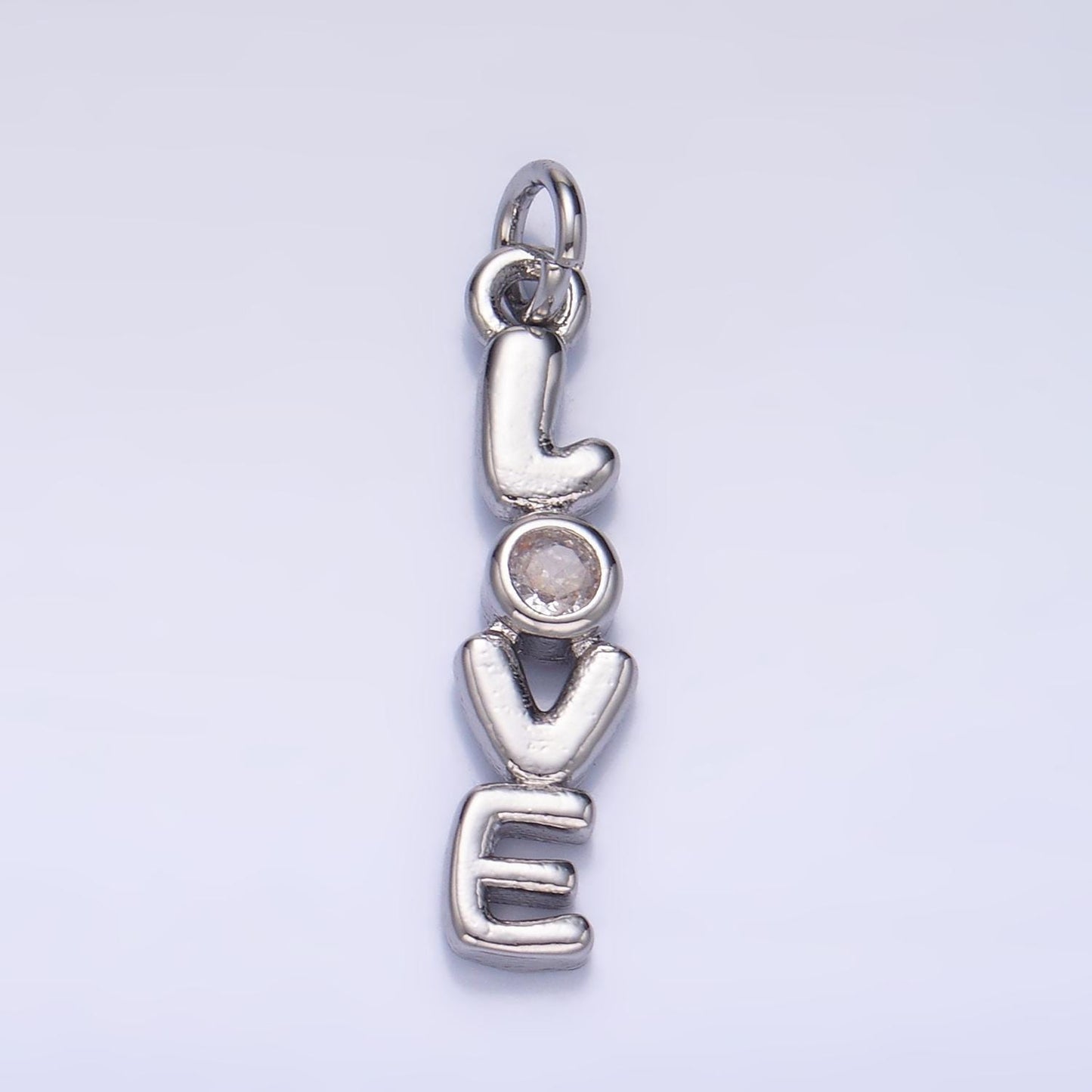 Dainty Gold Love Charm for Bracelet Necklace Earring Component Diy Jewelry Making Supply Word Charm Minimalist Jewelry Valentine Gift W124