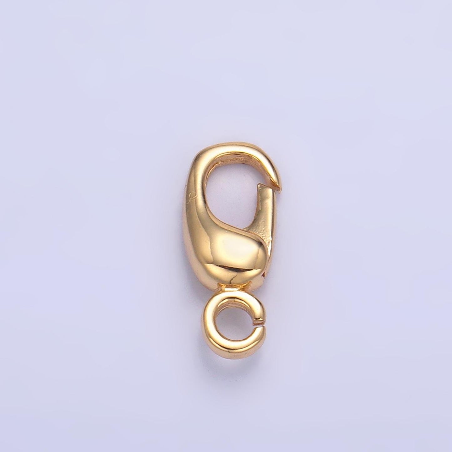 Mini 24K Gold Filled Lobster Clasp Triggerless Clasps, 12.2mmx4.9mm Clasps for Charm Holder Bail Enhancer Z1008
