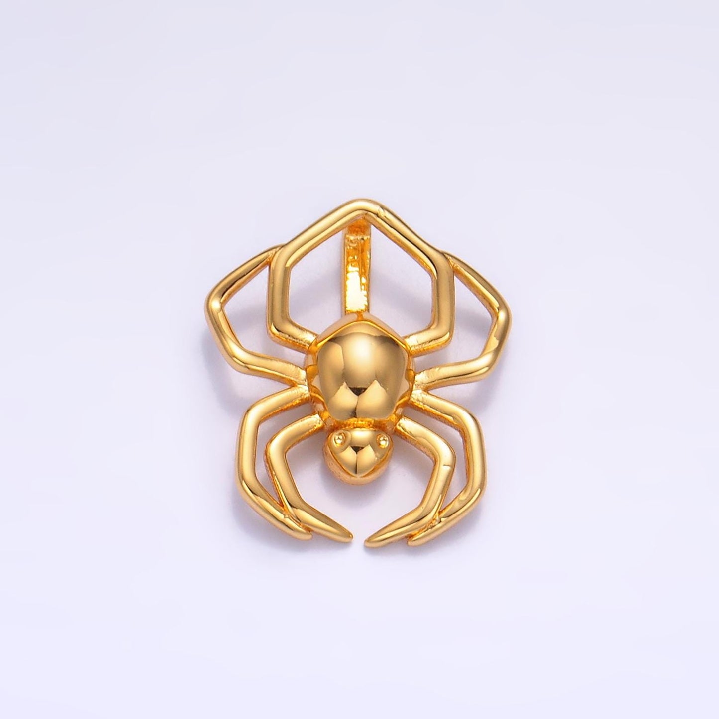 Small Gold Spider Charm Tiny Gold Animal Charm Pendant for Necklace Bracelet Insect Halloween Inspired Jewelry aa1062