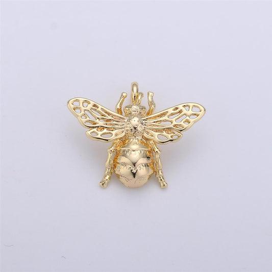 Dainty Bee Charms Gold Filled Insect Charm for Necklace Bracelet | C-654, D-168