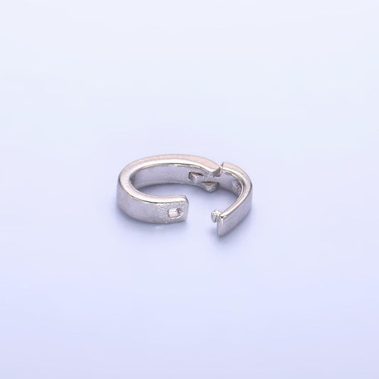 Mini Charm Pendant bail with Pull Clasp Necklace Connector Findings Sterling Silver Finding SL-545