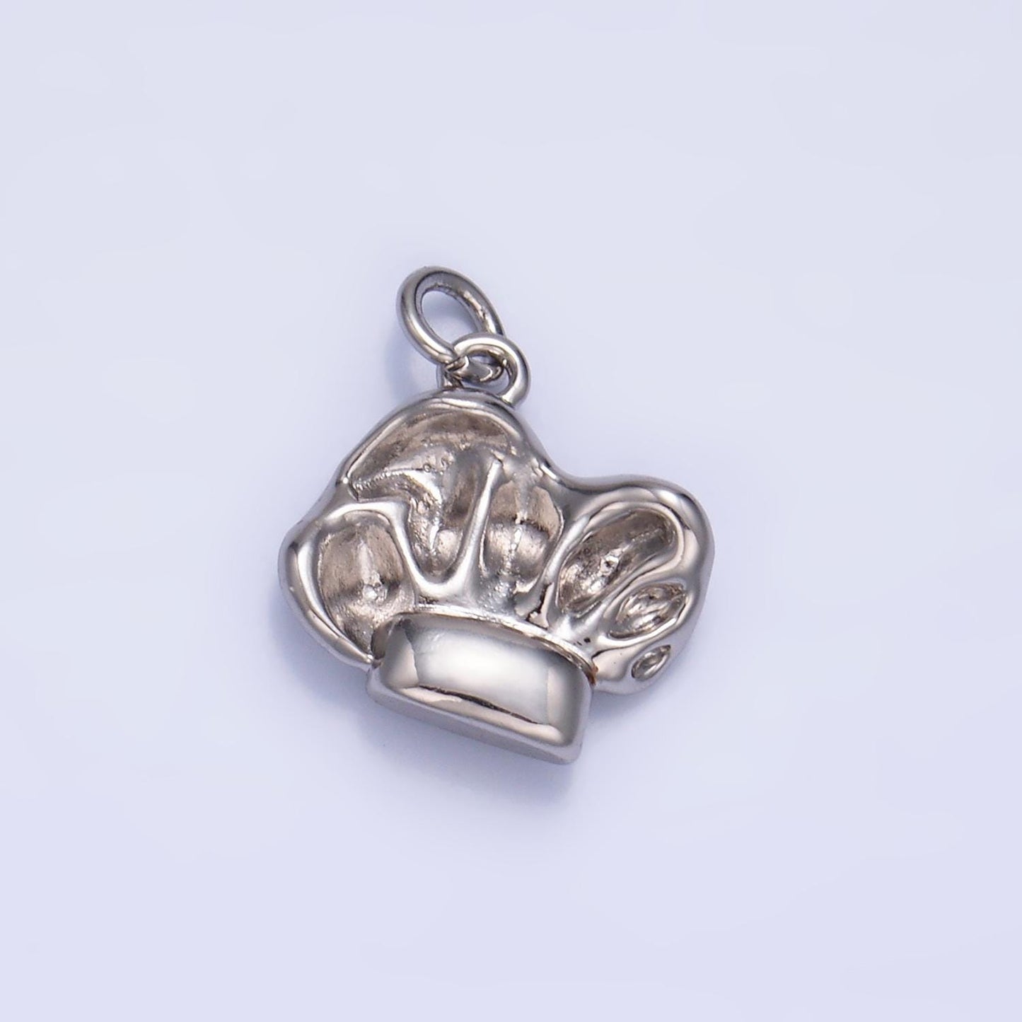 Dainty Chef Hat Charm for Bracelet Necklace Earring Supply Silver Hat Chef Kitchen Crew Jewelry Gift Idea Yes Chef Inspired w240