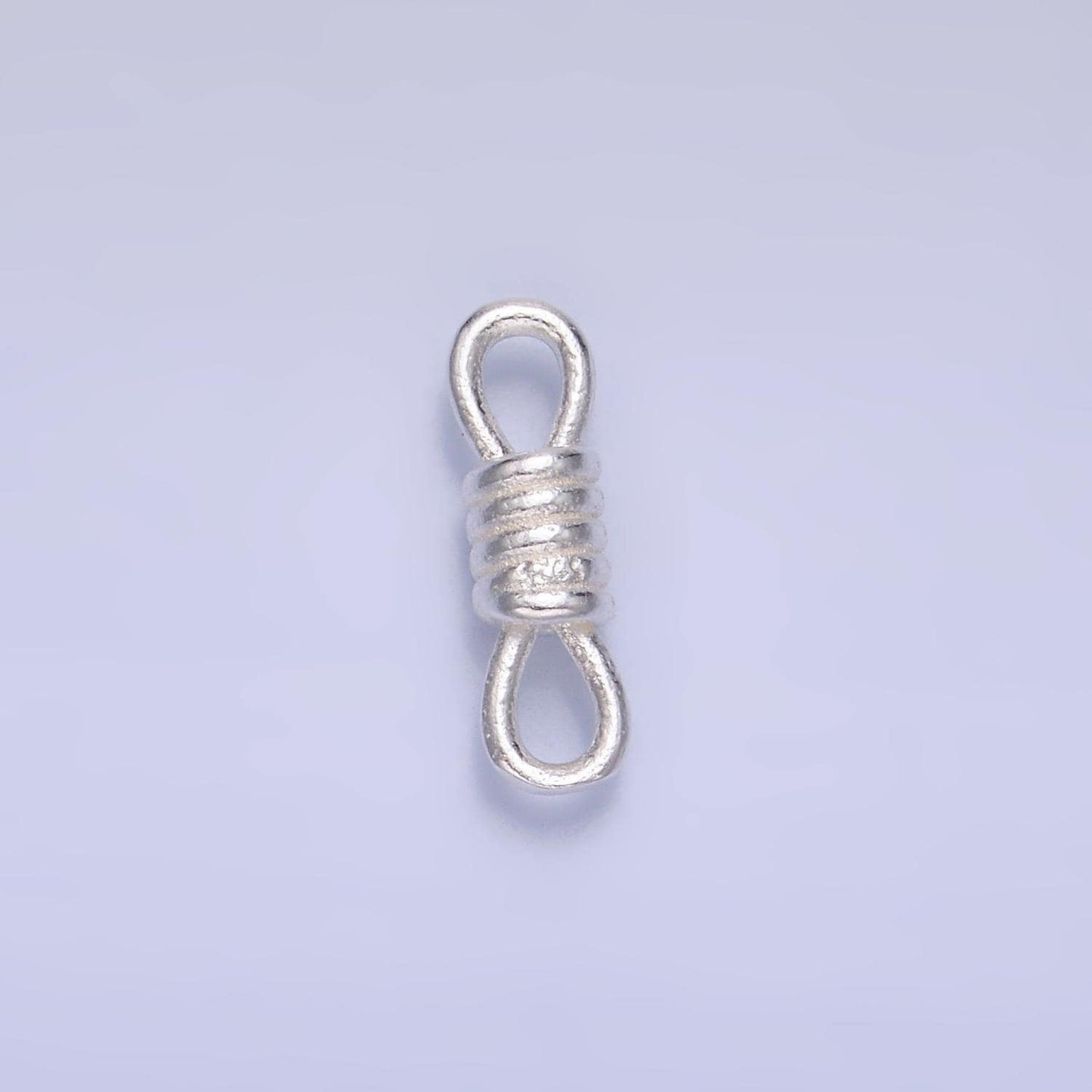 Tiny Dainty Knot Connector Charm Sterling Silver Gold Vermeil Charm Bracelet Necklace Connector Permanent Jewelry SL-563