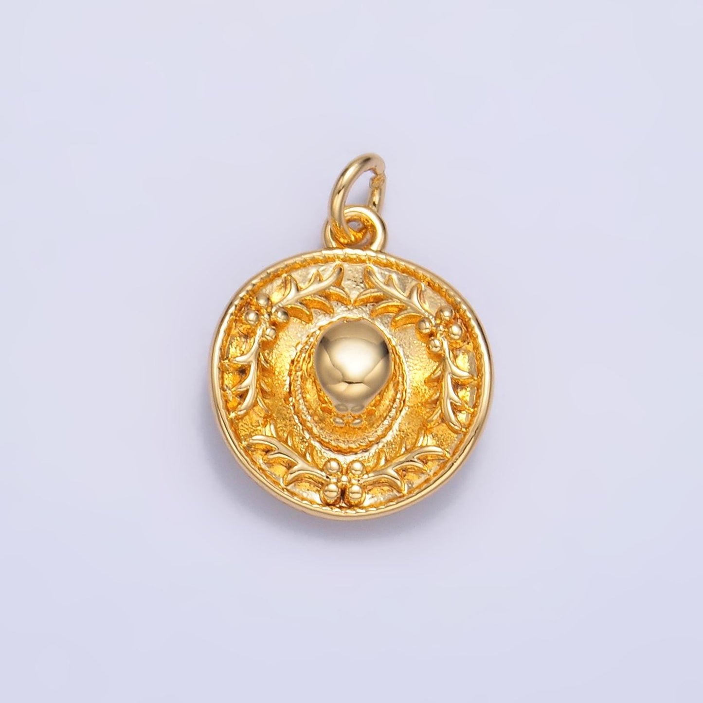 Gold Sombrero Hat Charms 24K Gold Filled Mexican Hat Pendant Mariachi Charm Bracelet Necklace for DIY Jewelry Making Supply W363