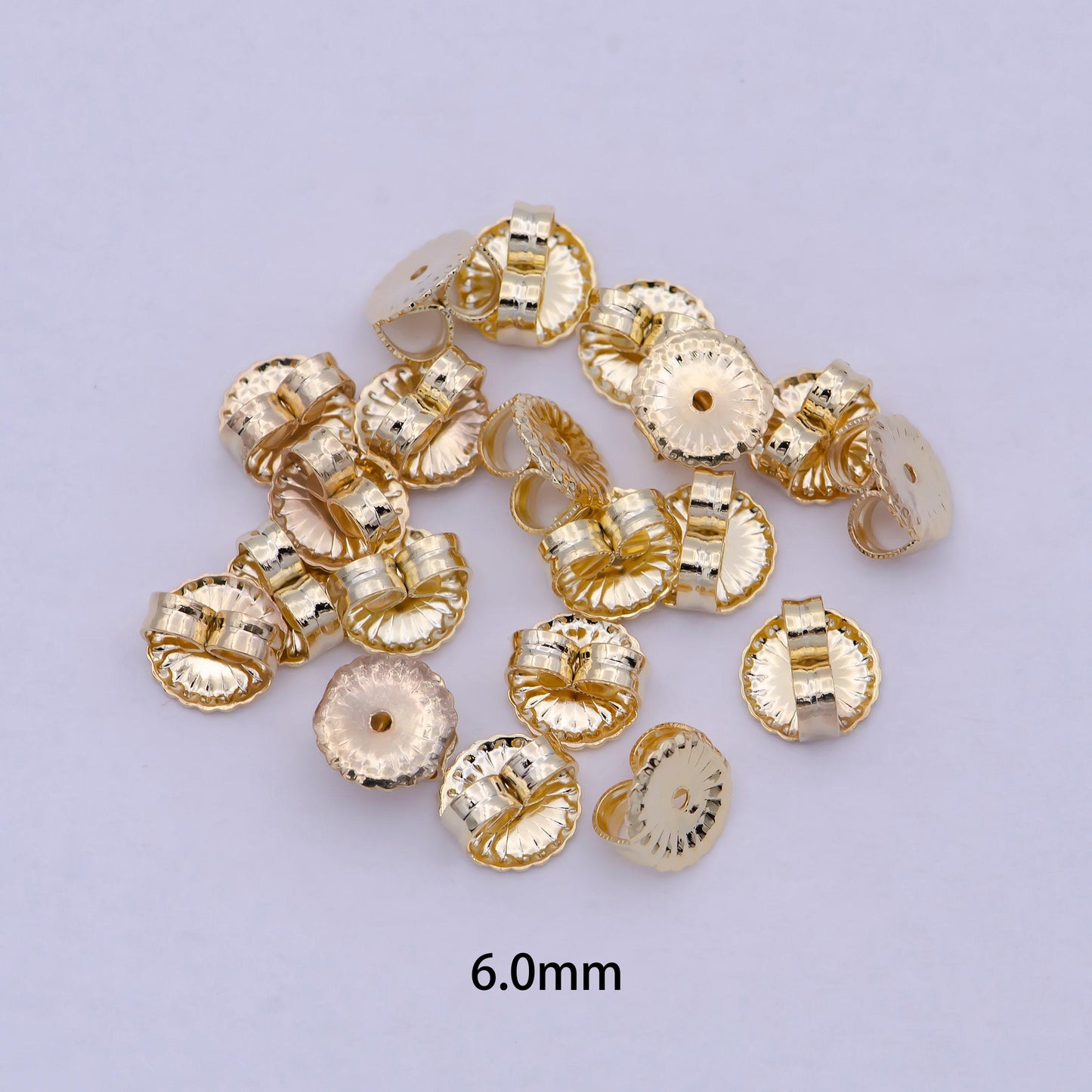 Gold push backs findings| replacement backing | butterfly earring backs | earring jewelry making finding k-799