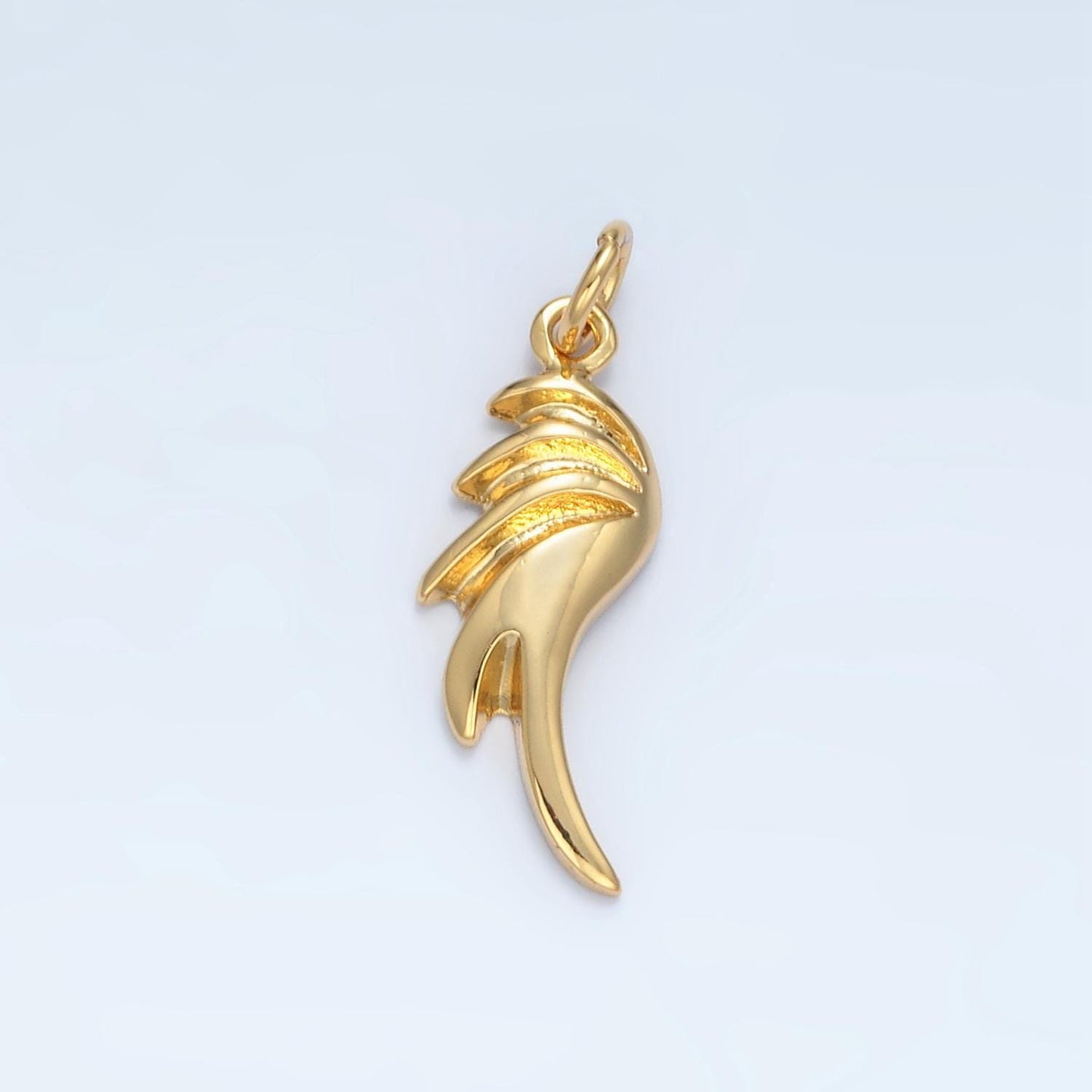 14k gold filled 25mm edged geometric minimalist add-on charm | ac-174