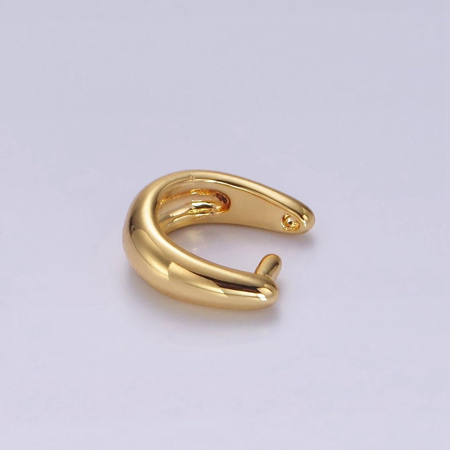 14k gold filled 10mm rounded snap bail minimalist jewelry findings supply | z581