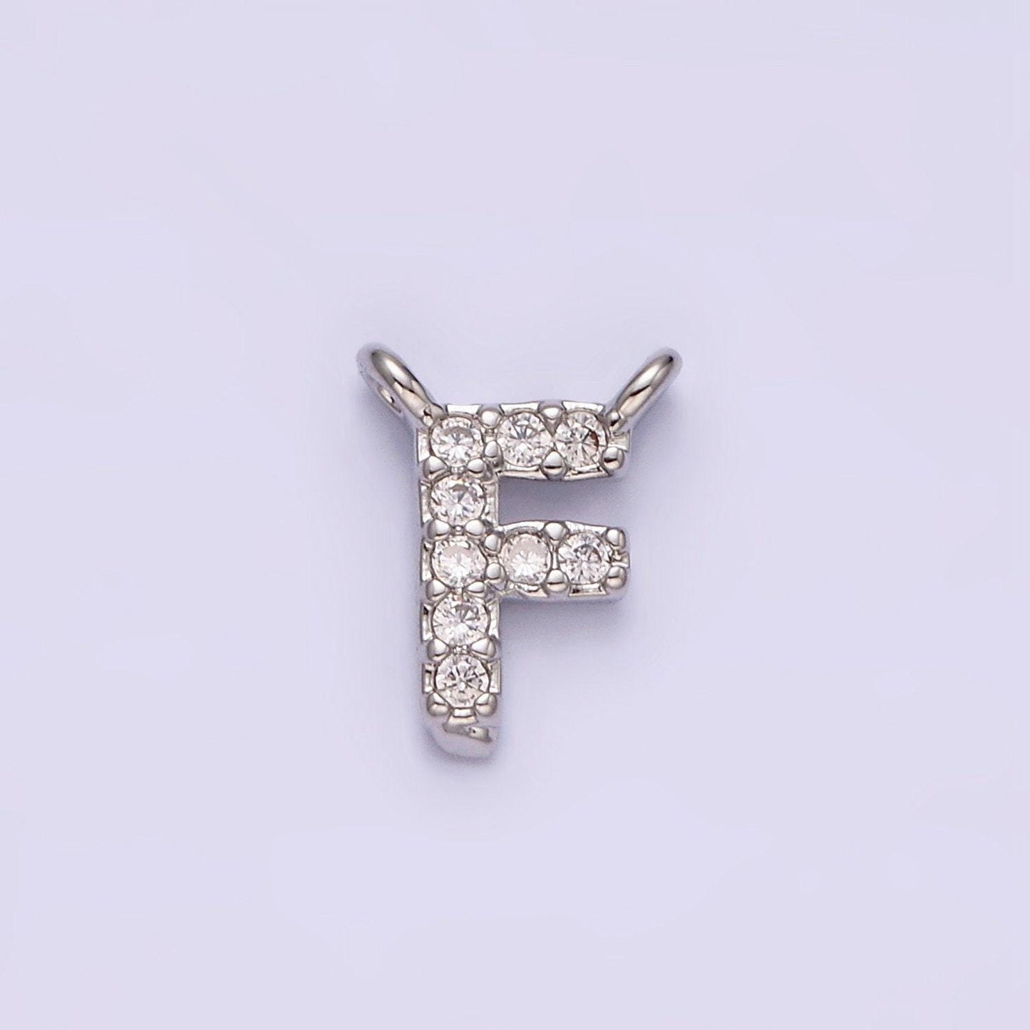 Cubic silver initial connectors, alphabet pendant, capital letter, personalized cz letter name charm pendant for necklace bracelet