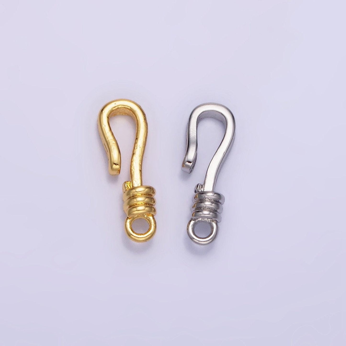 14k gold filled hook clasp for bracelet necklace jewelry making supply fish hook end clasp z733