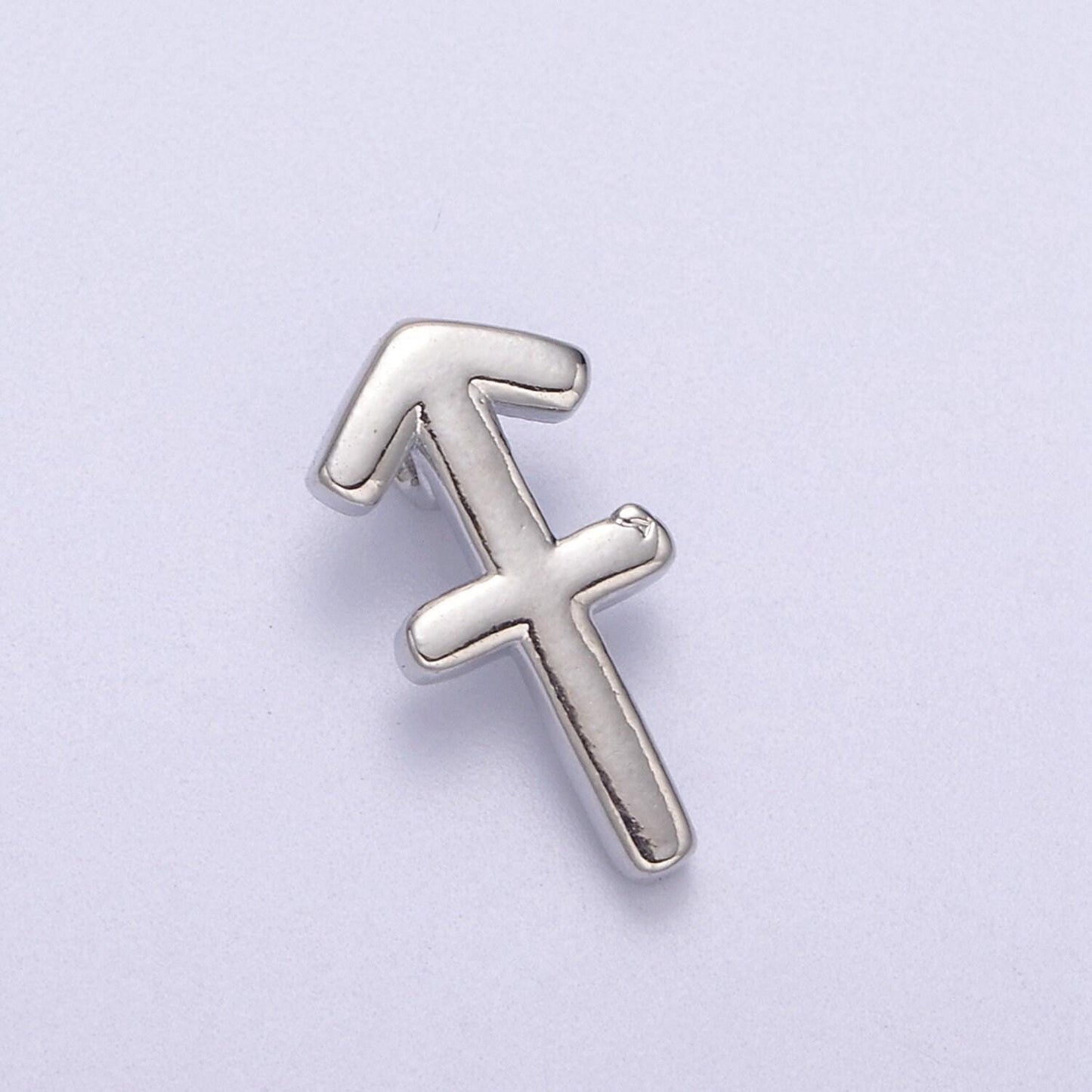 Silver zodiac constellation charm, small astrology charms, horoscope charm for bracelet necklace supply a-1881~a-1886