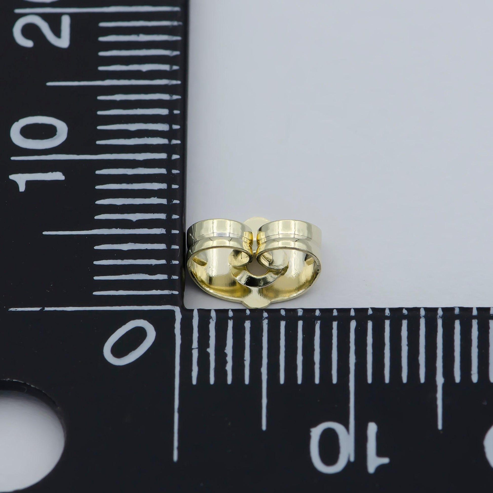 24x gold earring backs, earring stoppers, butterfly earring backs, clutch earring backs, jewelry findings