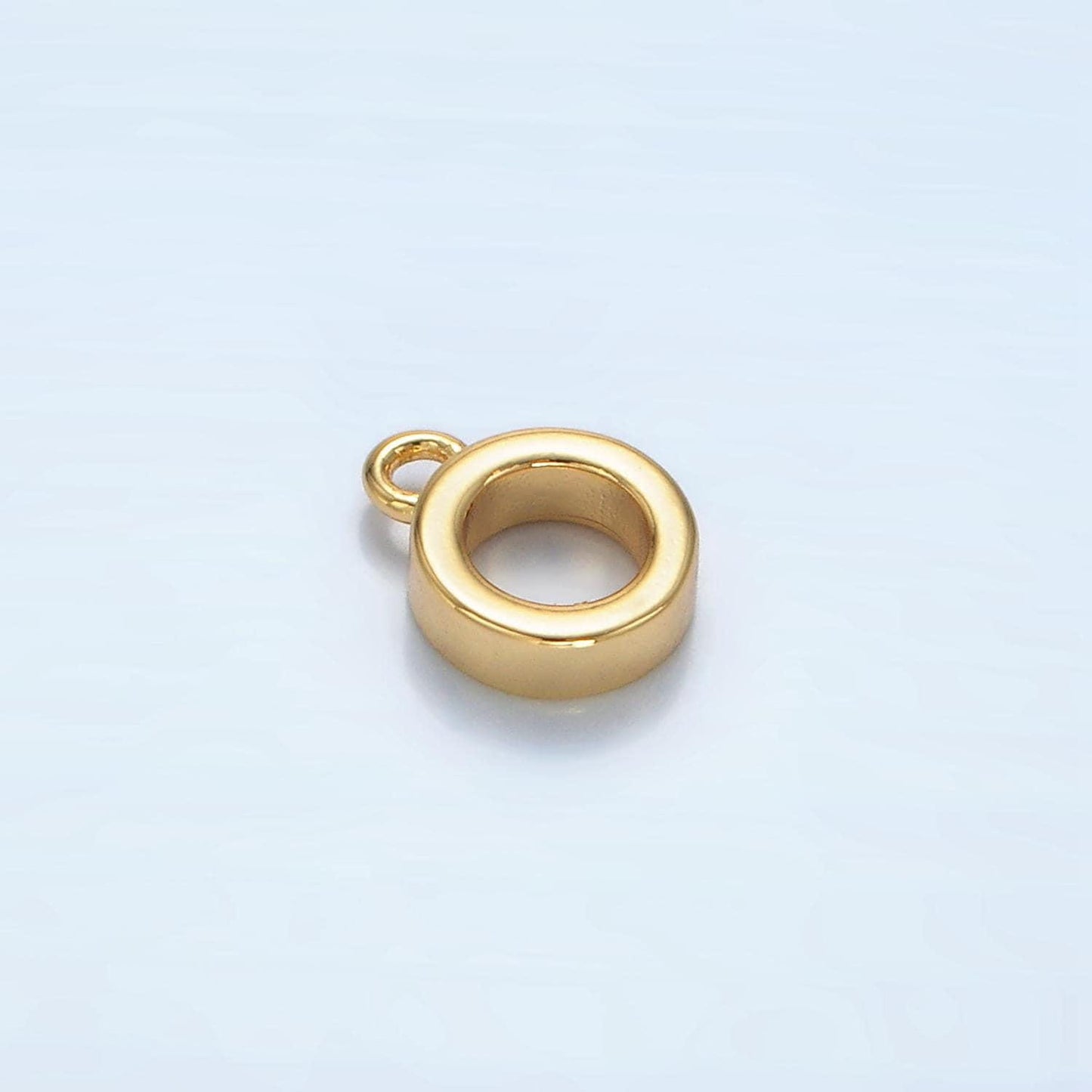 Mini gold bail beads bail charm holder spacer with loop tube bails cord bails slider bails spacer ring z970