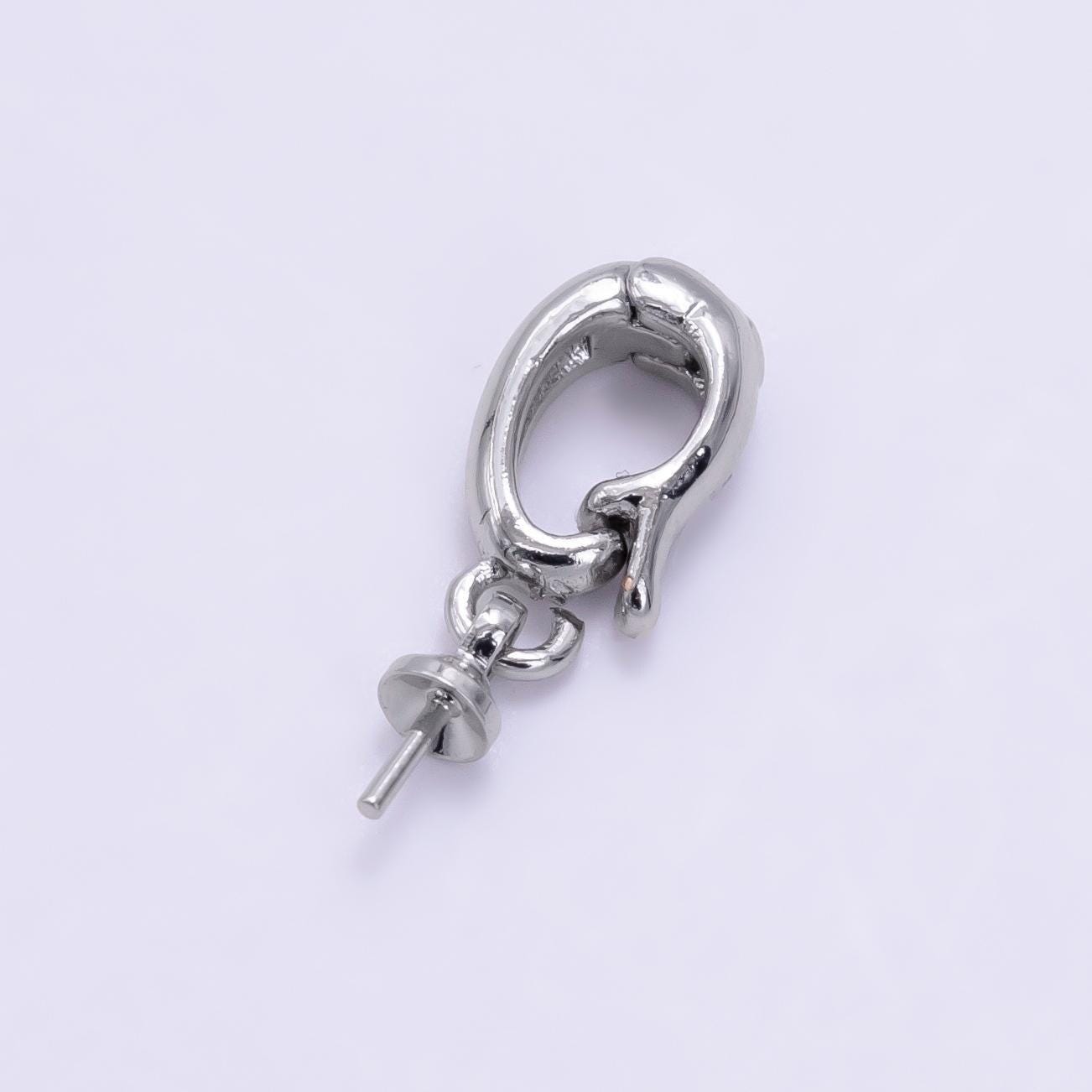 14k gold filled peg bail hold for half drill pearl and bead open bail charm jewelry findings supplies z955