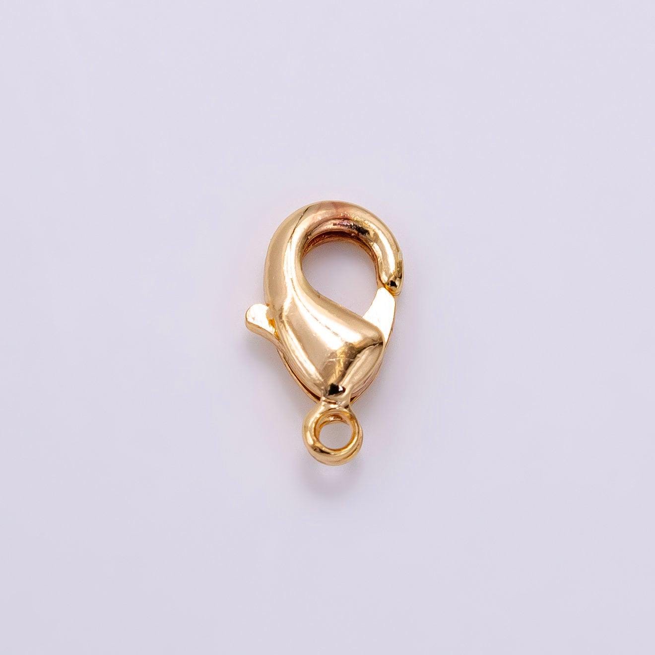16k gold filled 10mm lobster claw clasps closure findings | z-903