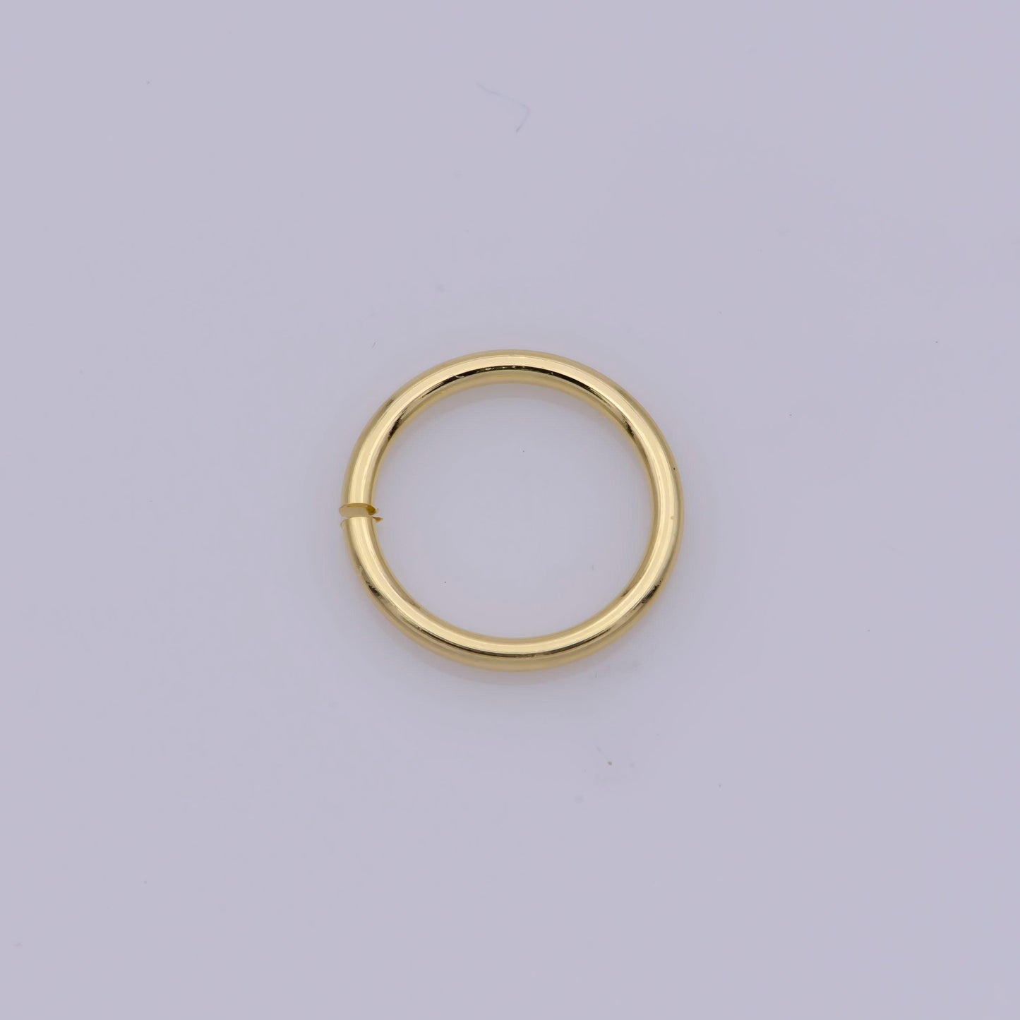 1mm x 4mm (18 gauge) 10 gr. gold filled jump ring, rose gold connector, white gold open jump rings, jewelry making supplies
