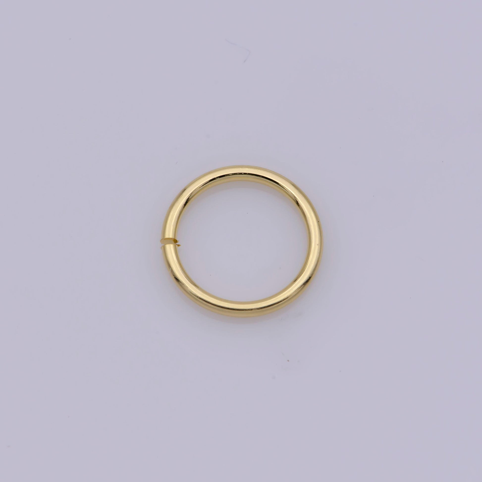 1mm x 4mm (18 gauge) 10 gr. gold filled jump ring, rose gold connector, white gold open jump rings, jewelry making supplies