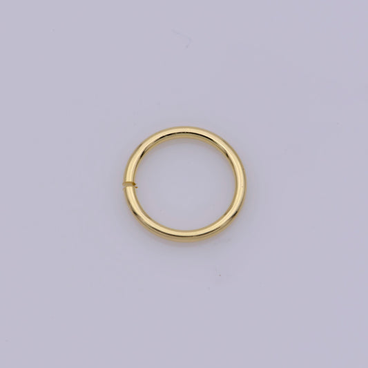 1mm x 4mm (18 gauge) 10 gr. gold filled jump ring, rose gold connector, white gold open jump rings, jewelry making supplies