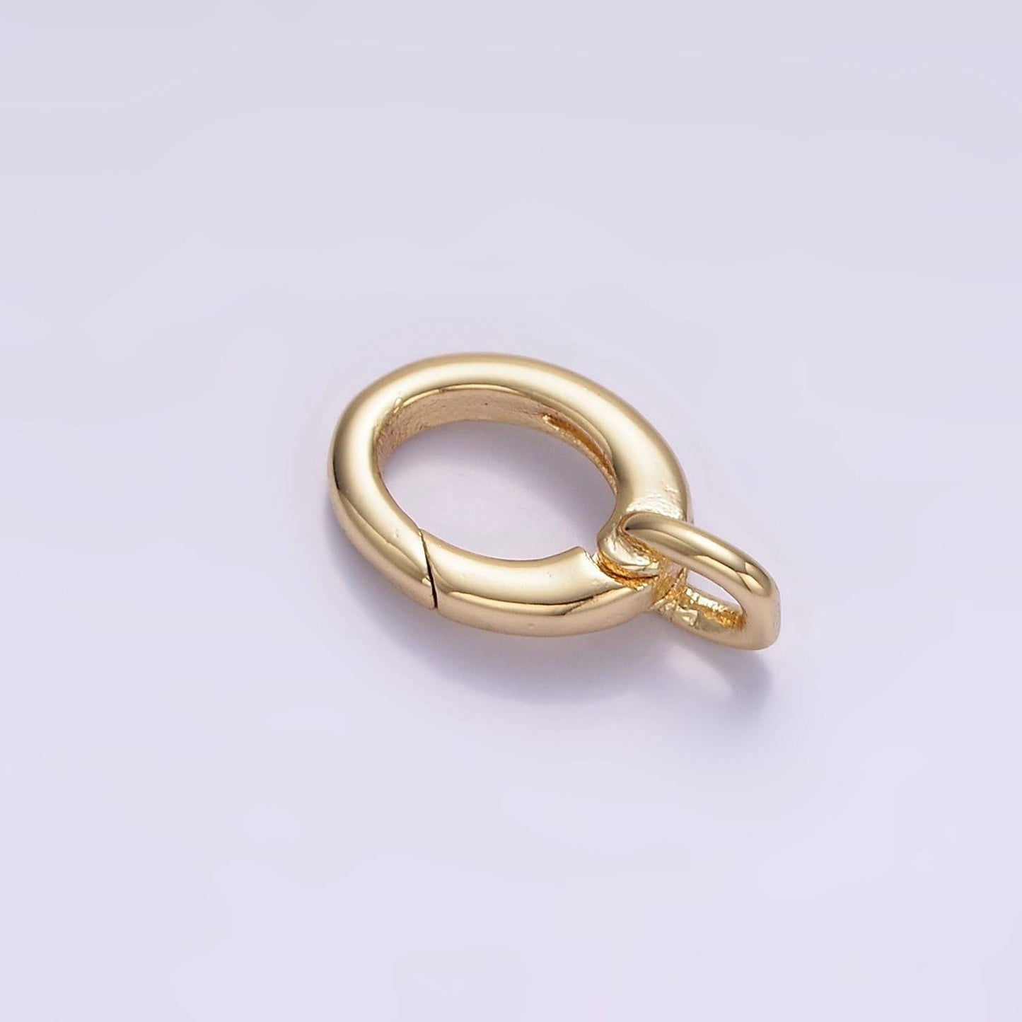 Gold & silver plain open clasp for jewelry making supply | z-808