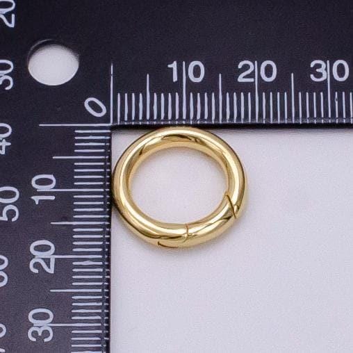 14k gold filled 18mm push spring gate findings | z-721