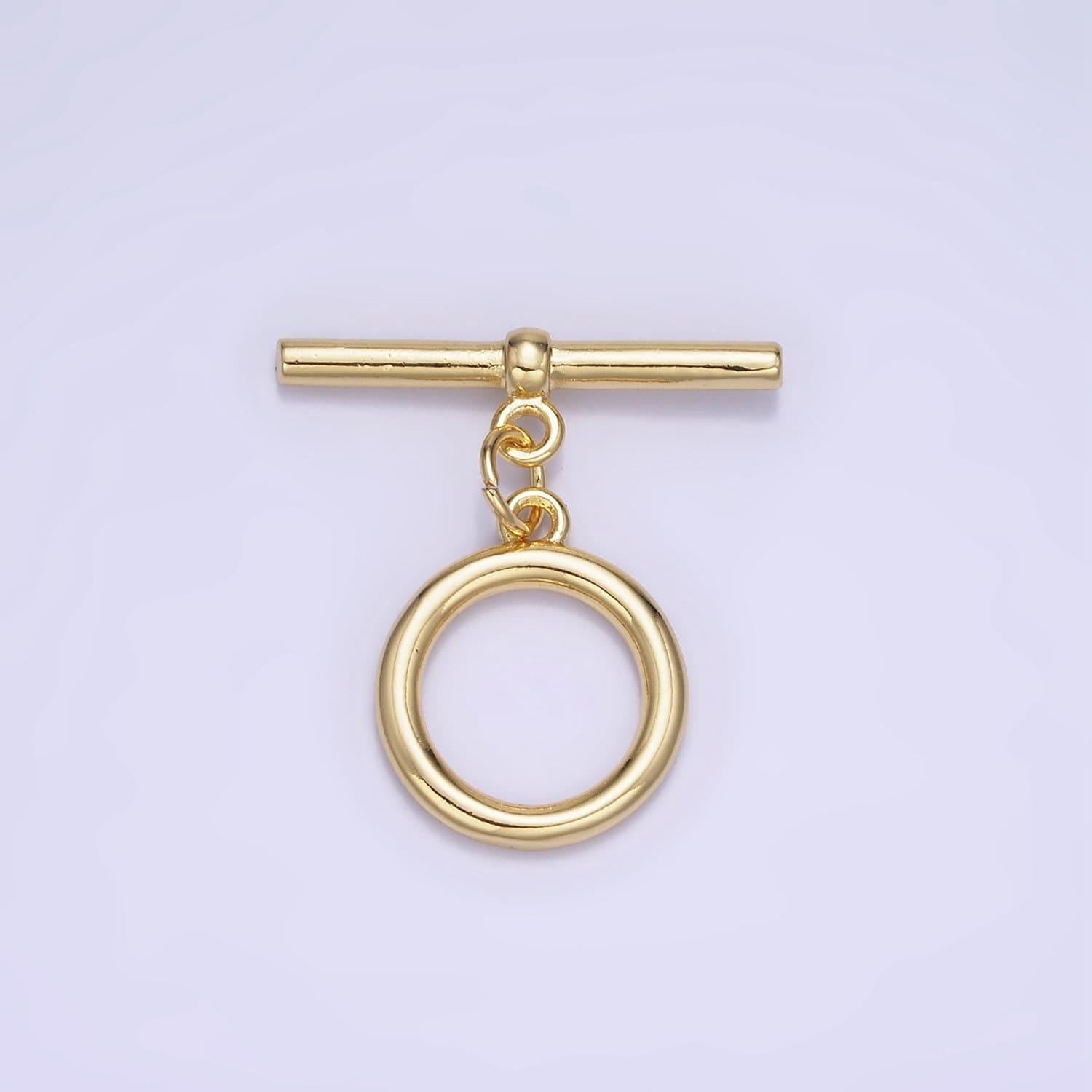 Classic toggle clasp 14k gold filled 13.5mm minimalist ot toggle clasps closure findings | z-342