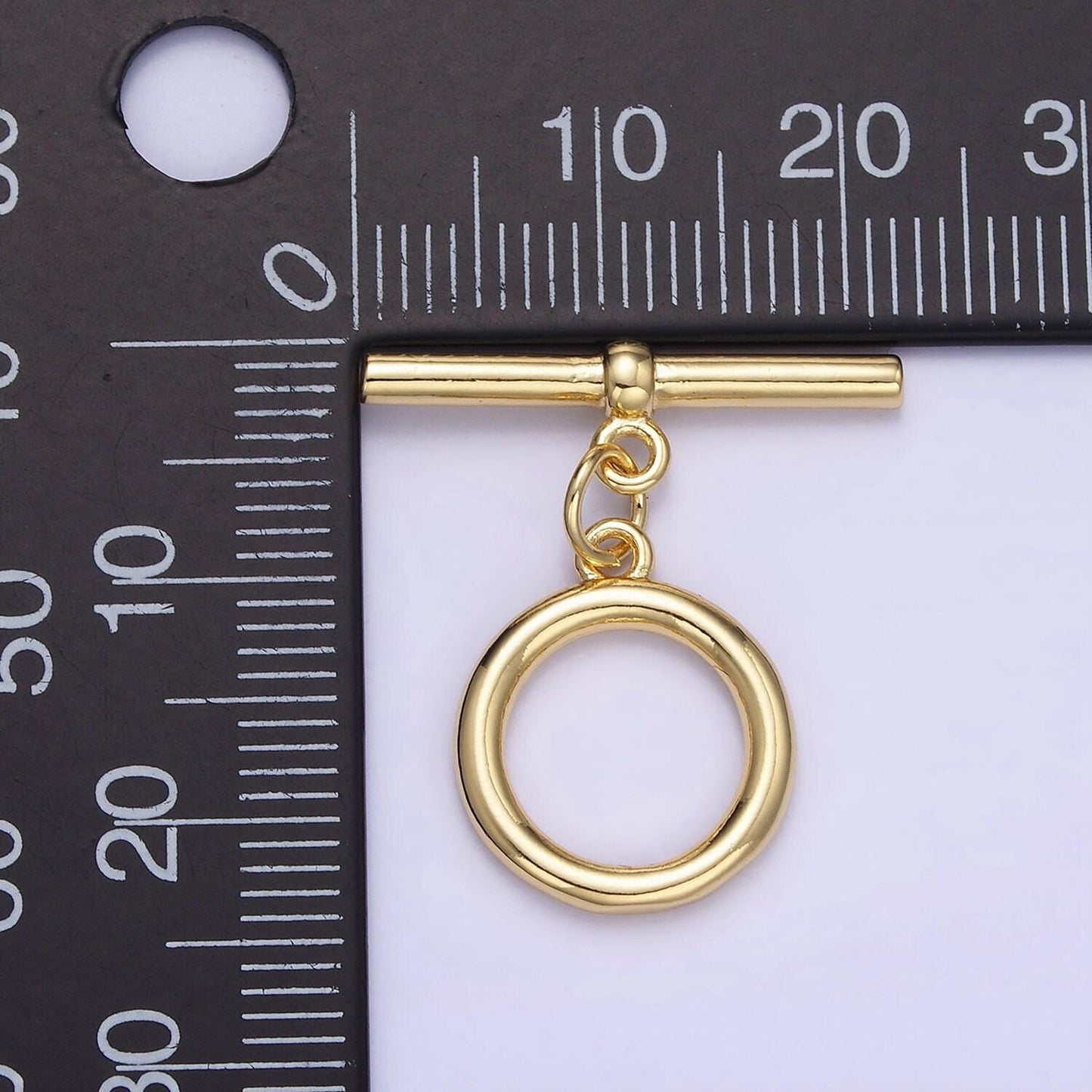 Classic toggle clasp 14k gold filled 13.5mm minimalist ot toggle clasps closure findings | z-342