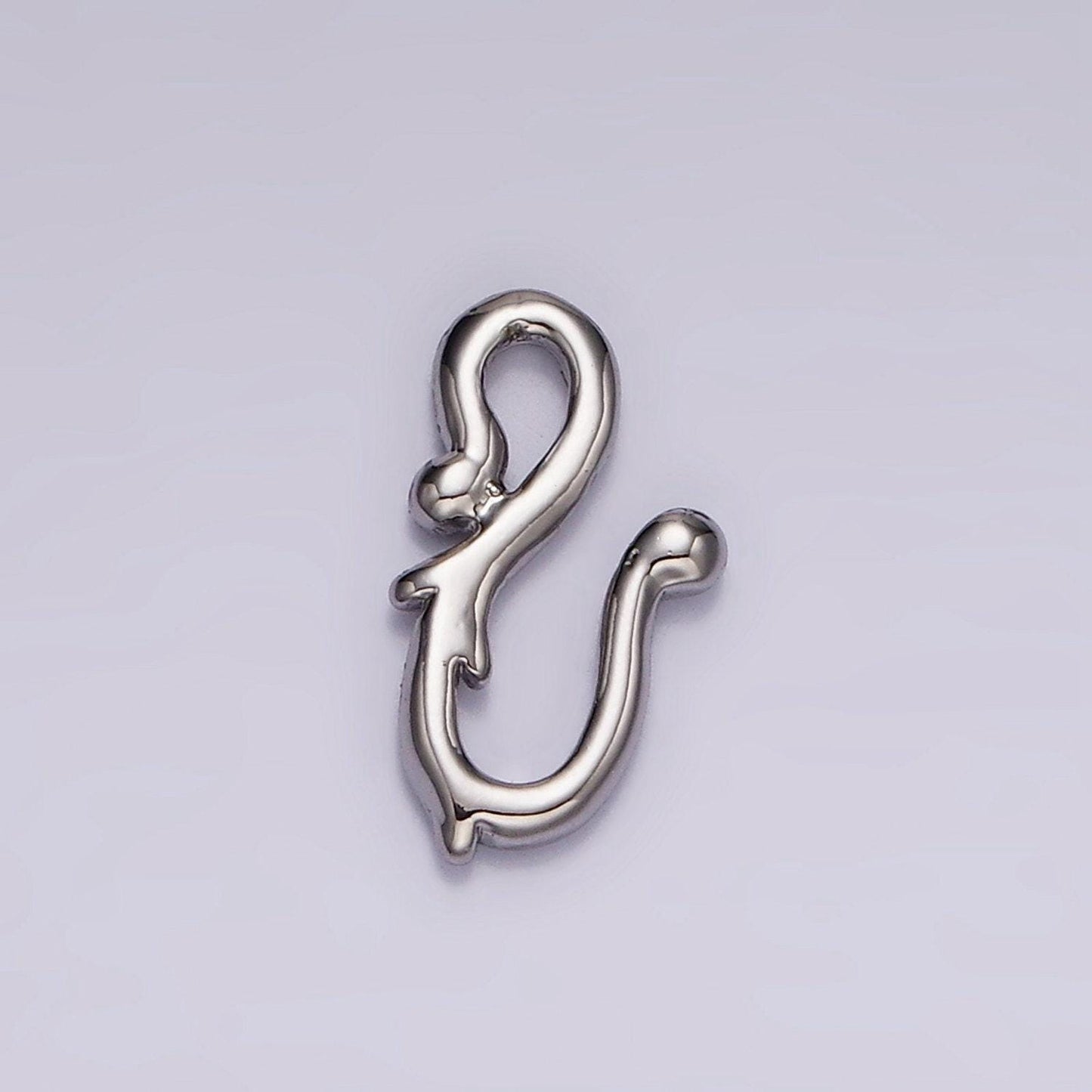 14k gold filled mini molten vine hook closure findings supply | z-658