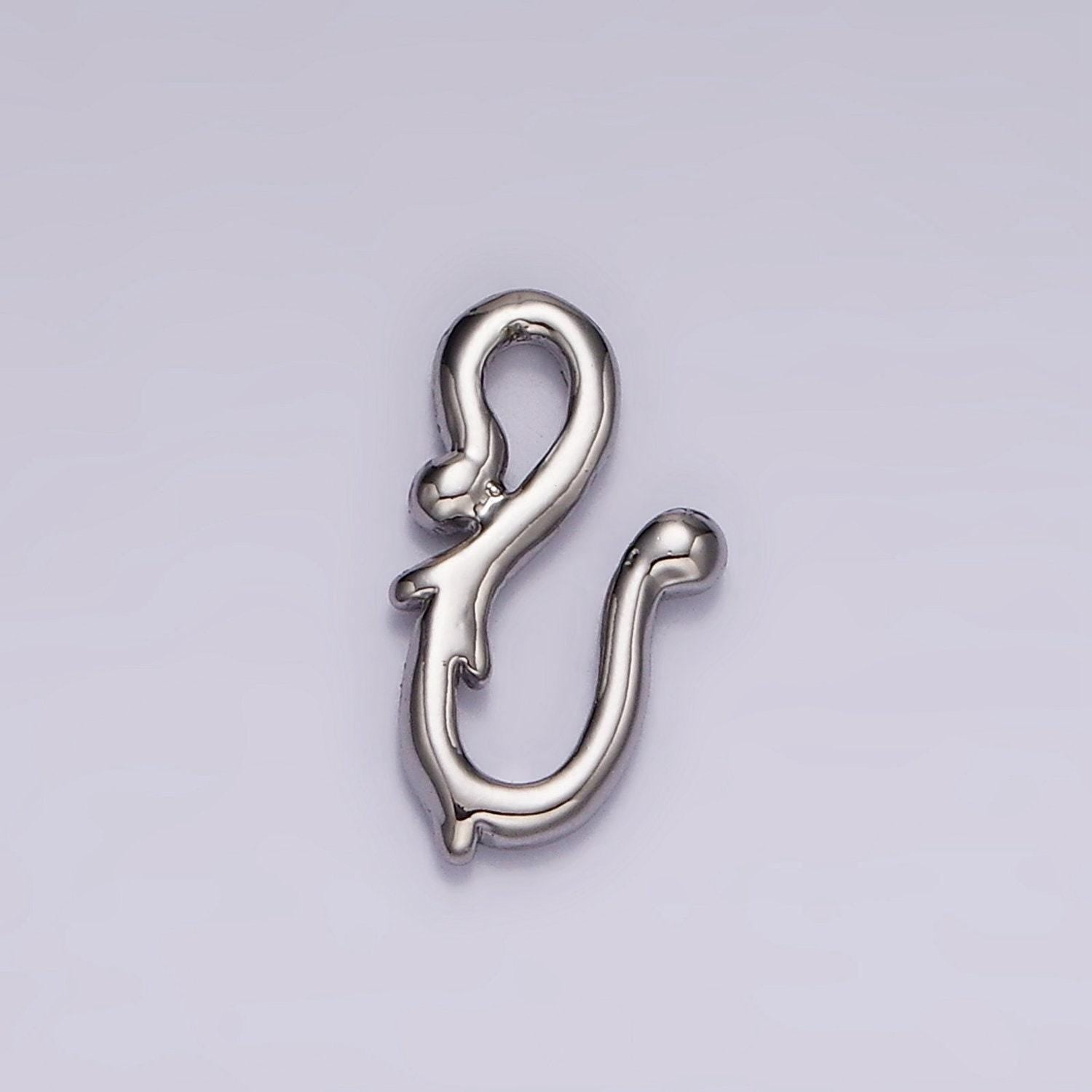 14k gold filled mini molten vine hook closure findings supply | z-658