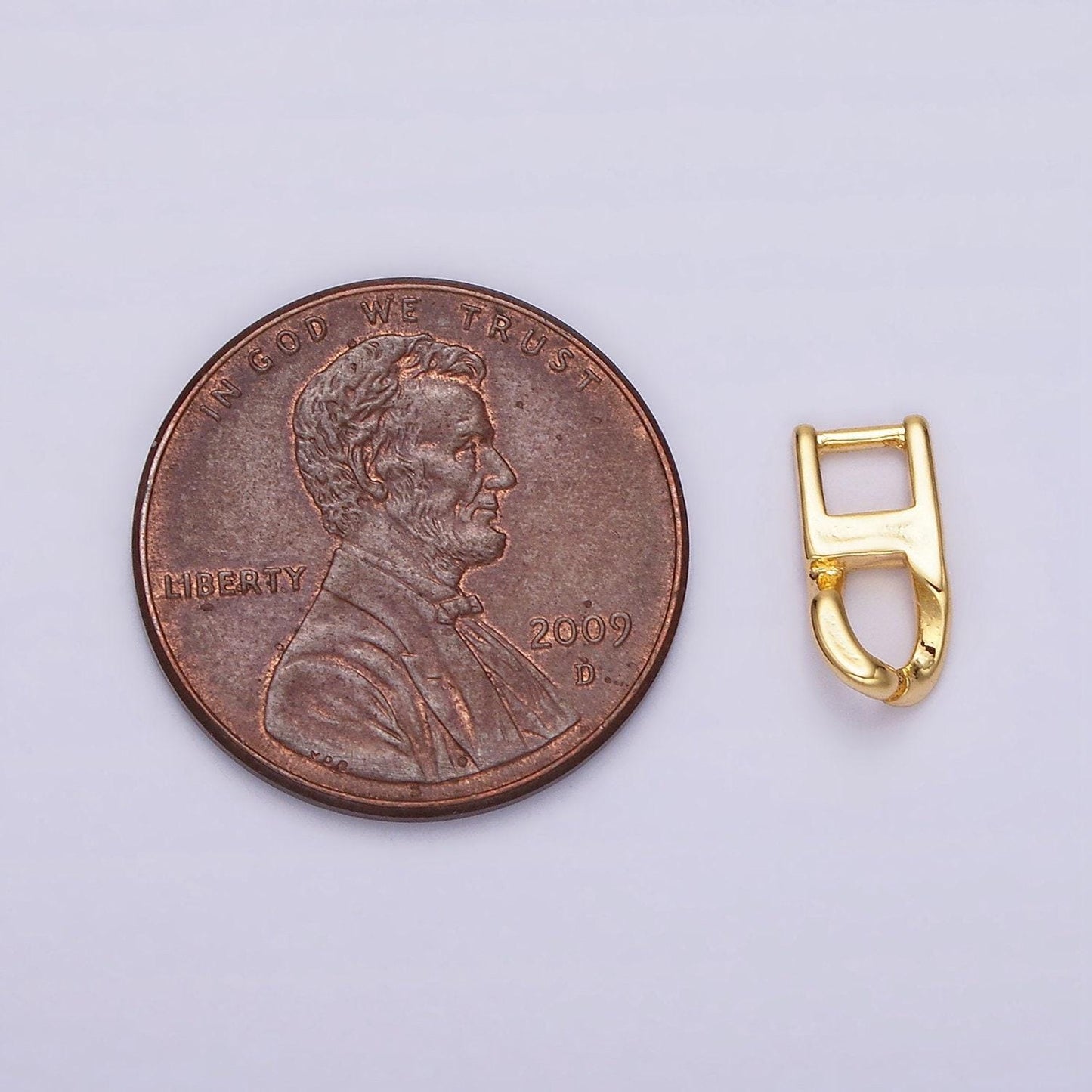 14k gold filled 5mm snap lock hook minimalist jewelry closure findings supply | z592