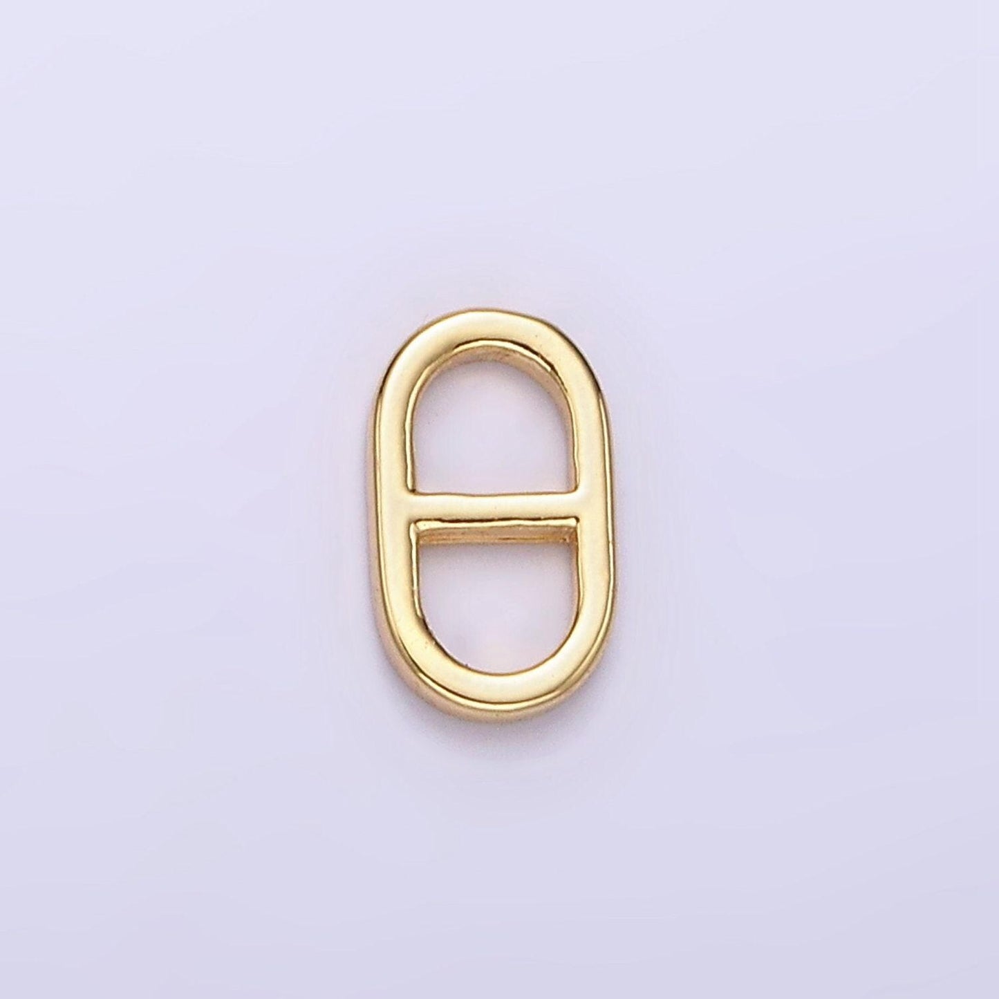 14k gold filled 8mm anchor link oblong bar jewelry findings supply | z572