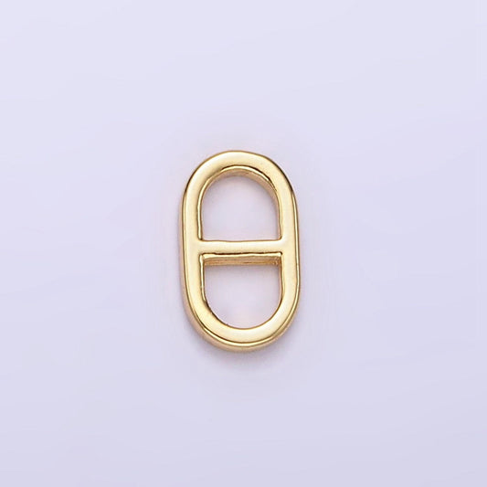 14k gold filled 8mm anchor link oblong bar jewelry findings supply | z572