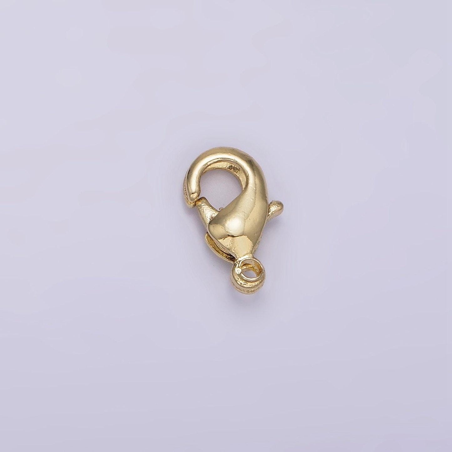 Mini gold lobster clasp 8.9mm x 5mm jewelry making supplies chain findings z-541