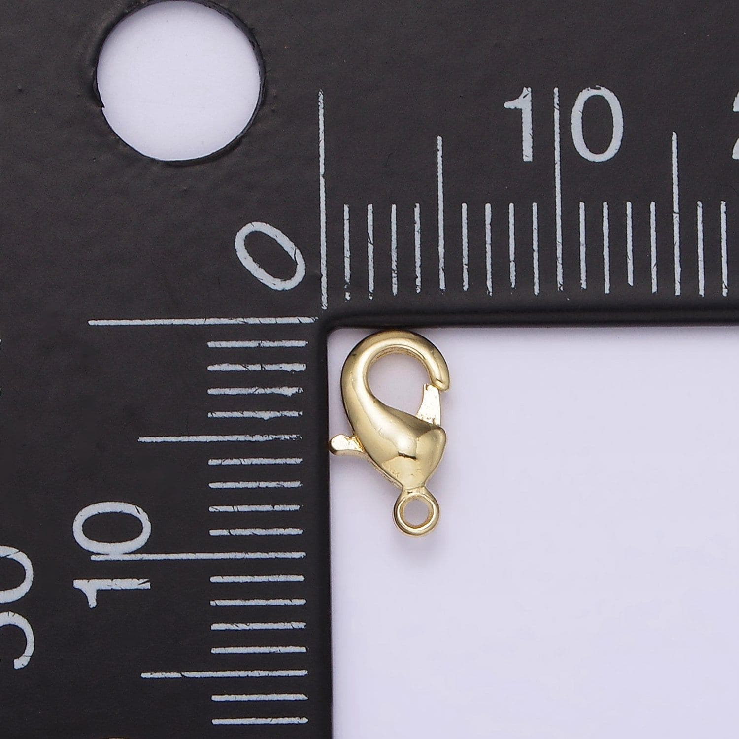 Mini gold lobster clasp 8.9mm x 5mm jewelry making supplies chain findings z-541
