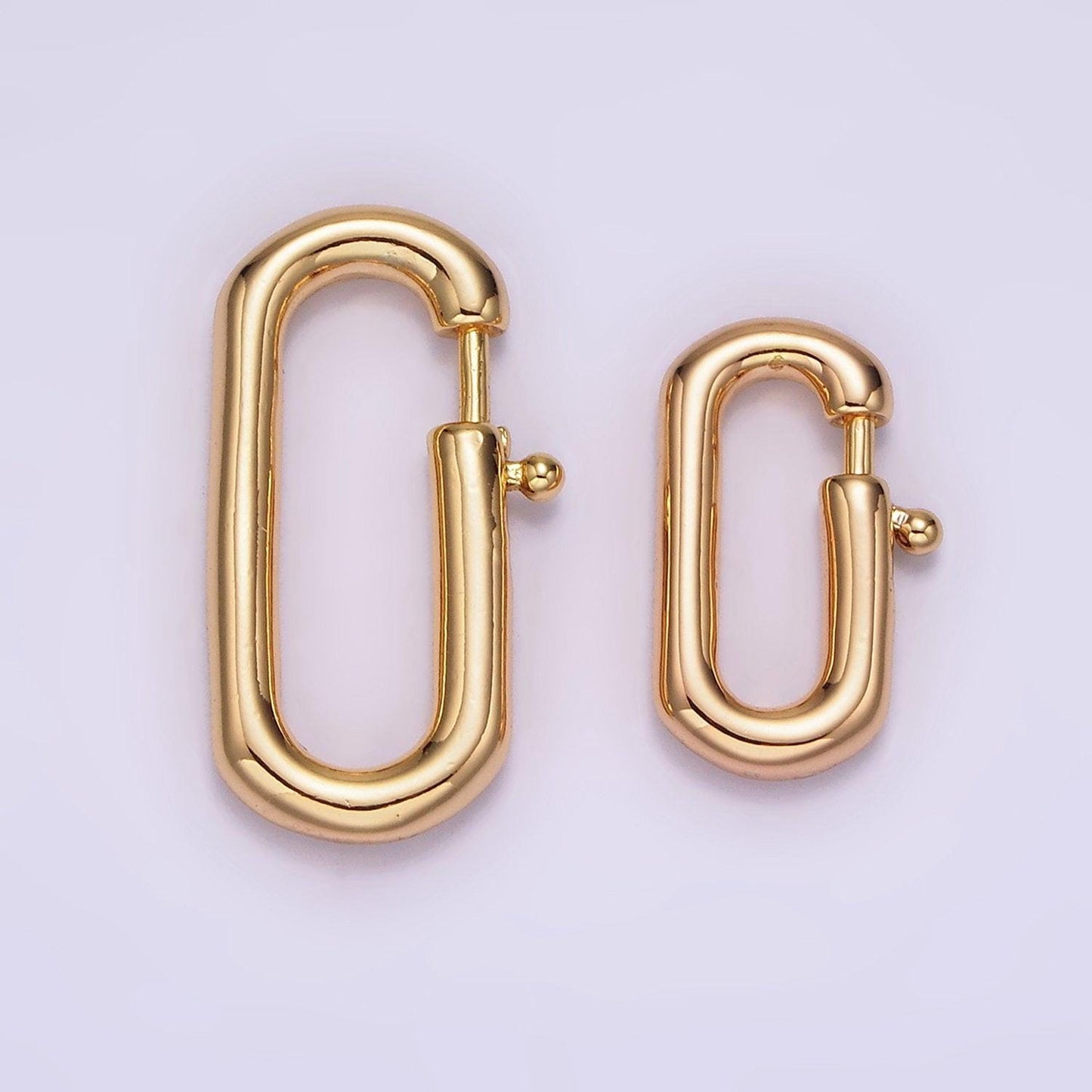 Spring gate clasp brass ,gate clasp, pull clasp, spring gate oval. spring clasp, spring gate charm holder