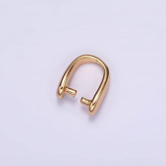18k gold filled bail for pendant jewelry kit supplies for diy jewelry making | z-490