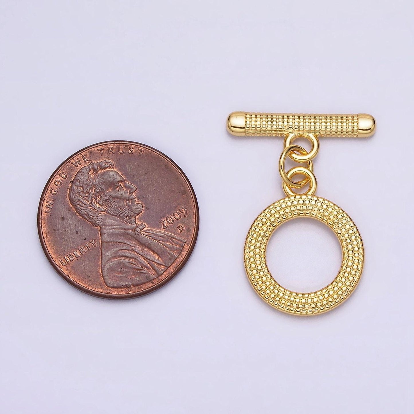 Dainty textured classic gold toggle clasps gold filled ot clasp wholesale findings silver end clasp beaded fancy clasp z437